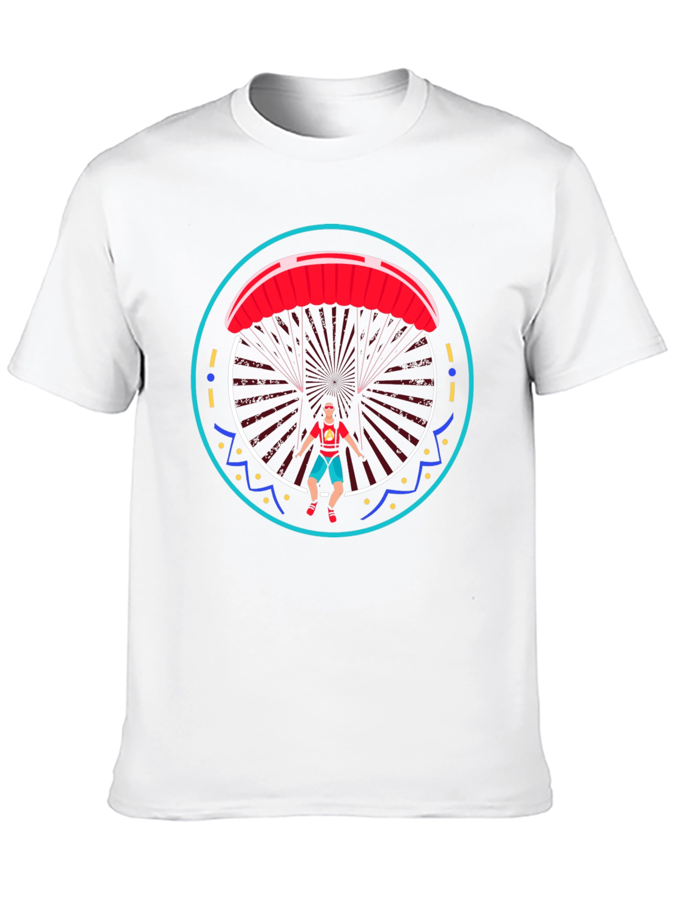 Paragliding Graphic Tee - Adventure Shirt