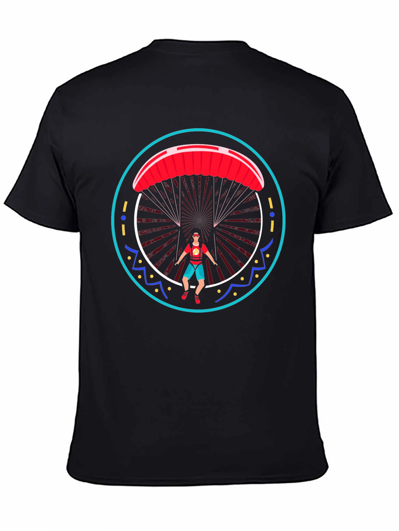 Paragliding Graphic Tee - Adventure Shirt