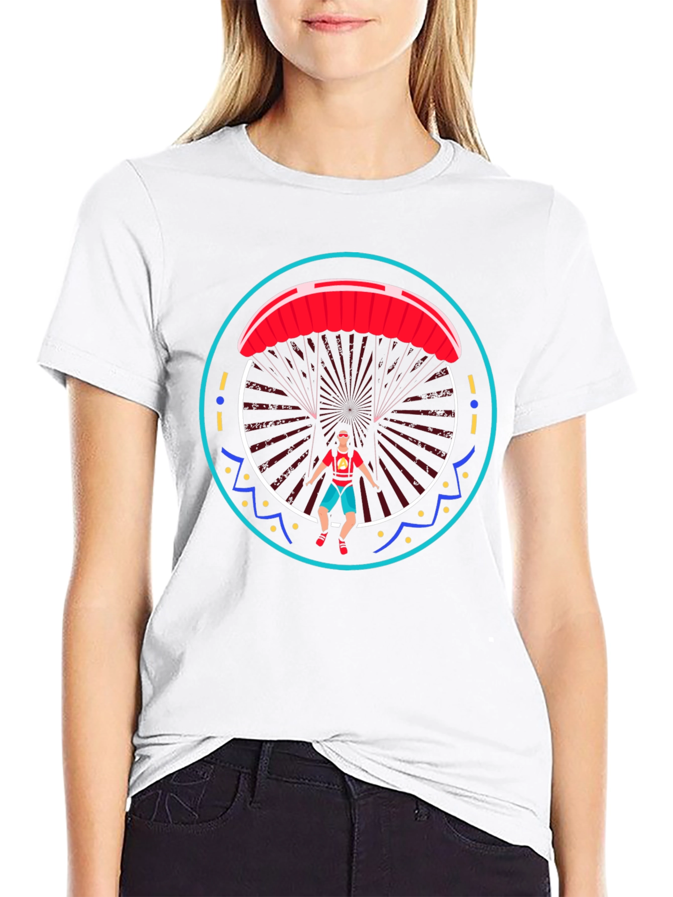 Paragliding Graphic Tee - Adventure Shirt