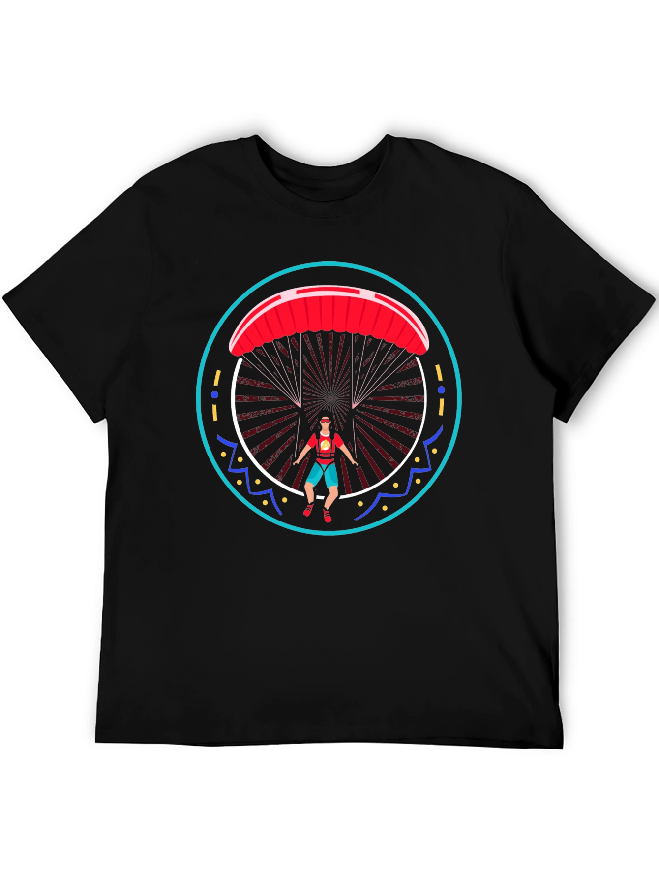 Paragliding Graphic Tee - Adventure Shirt
