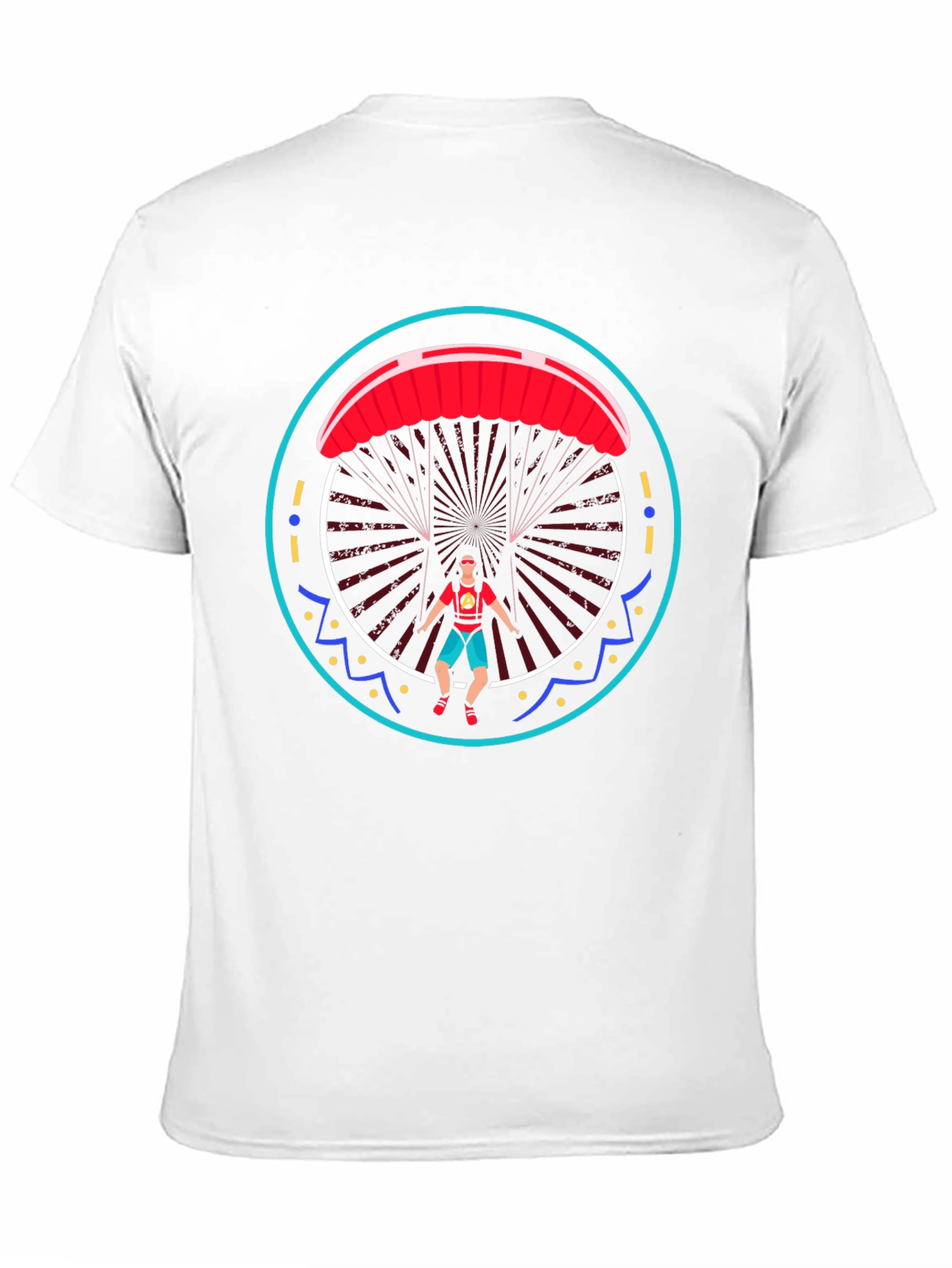 Paragliding Graphic Tee - Adventure Shirt