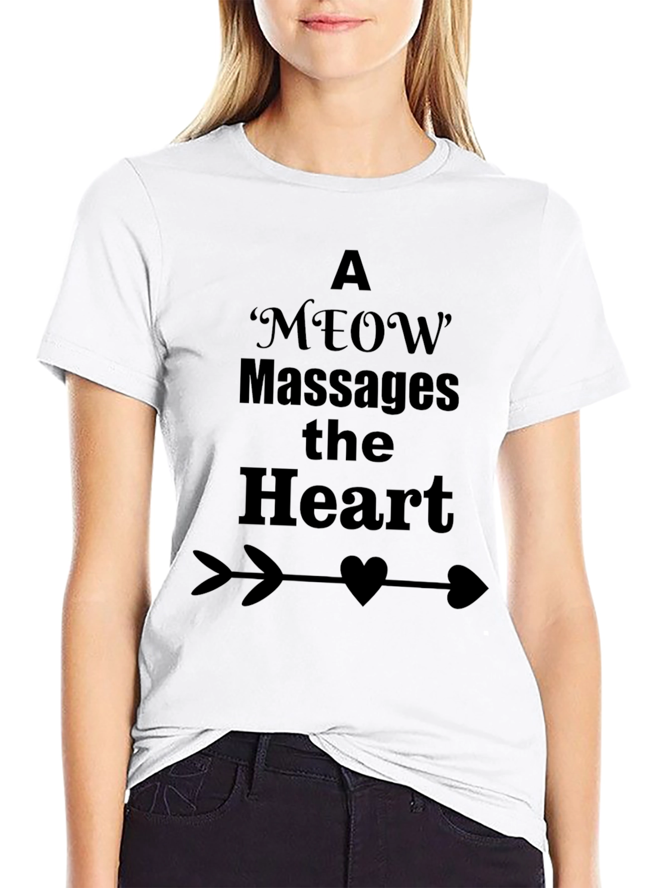A Meow Massages the Heart T-Shirt