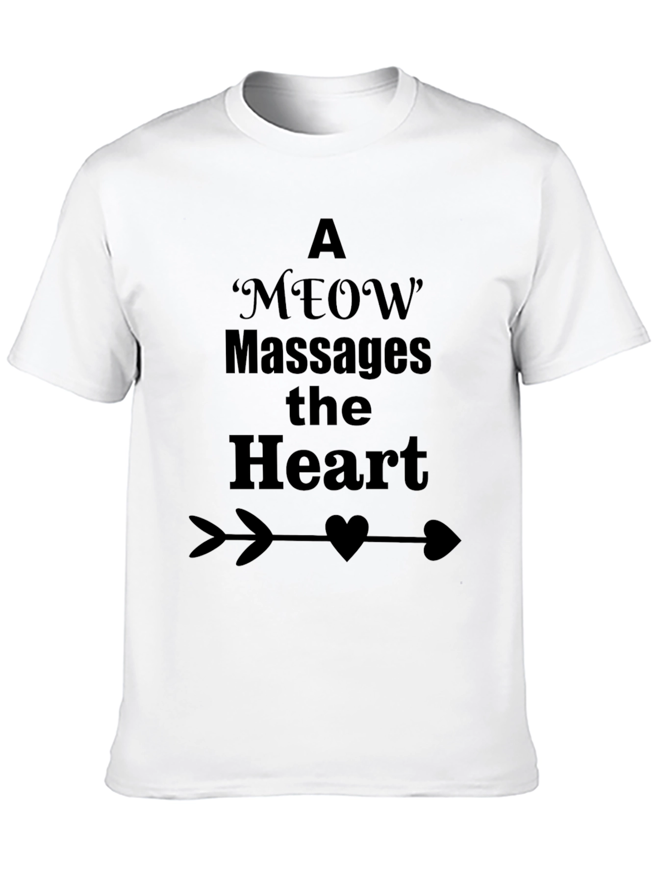 A Meow Massages the Heart T-Shirt