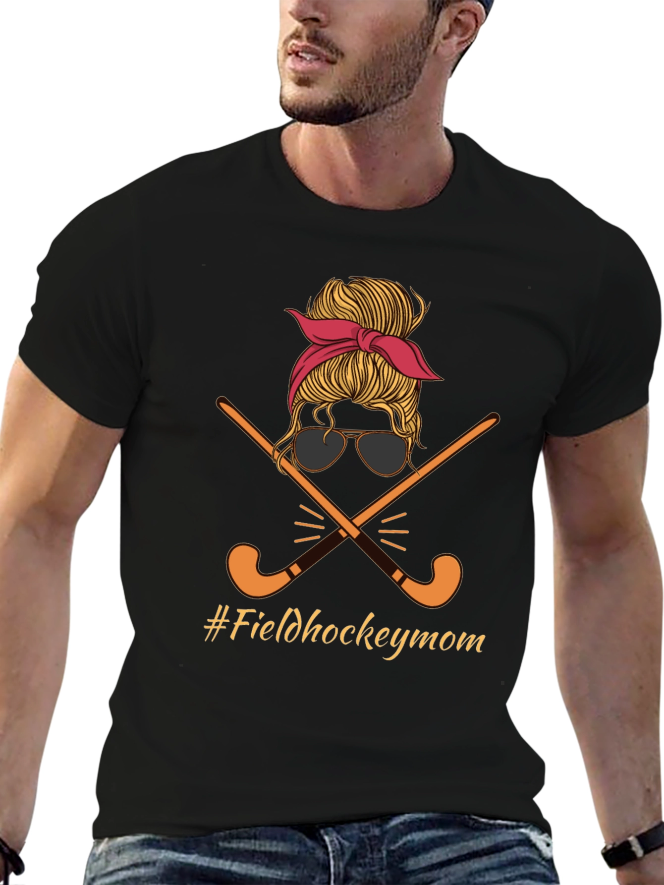 Field Hockey Mom Graphic Tee