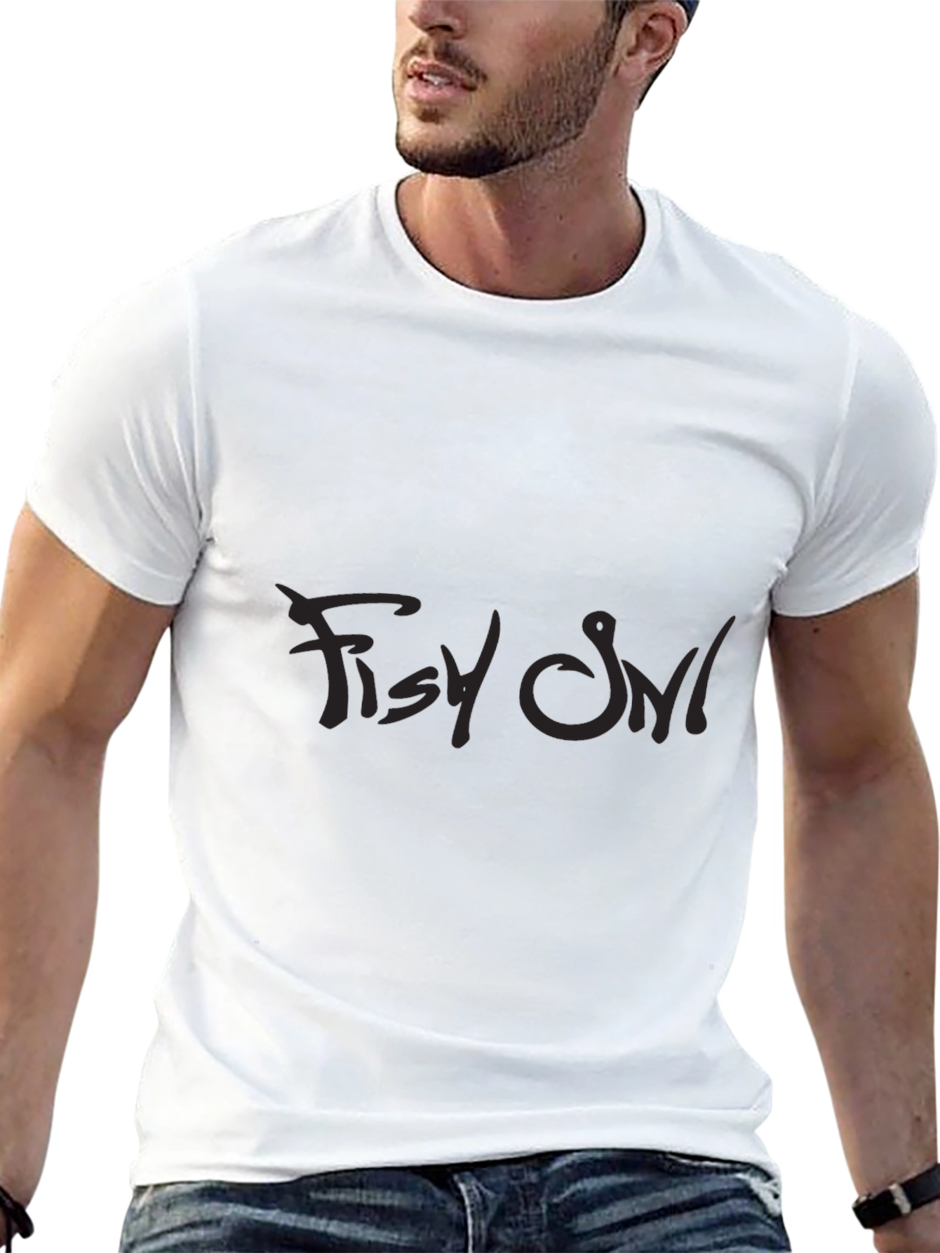 Dark Graphic Tee - Fishy Owl