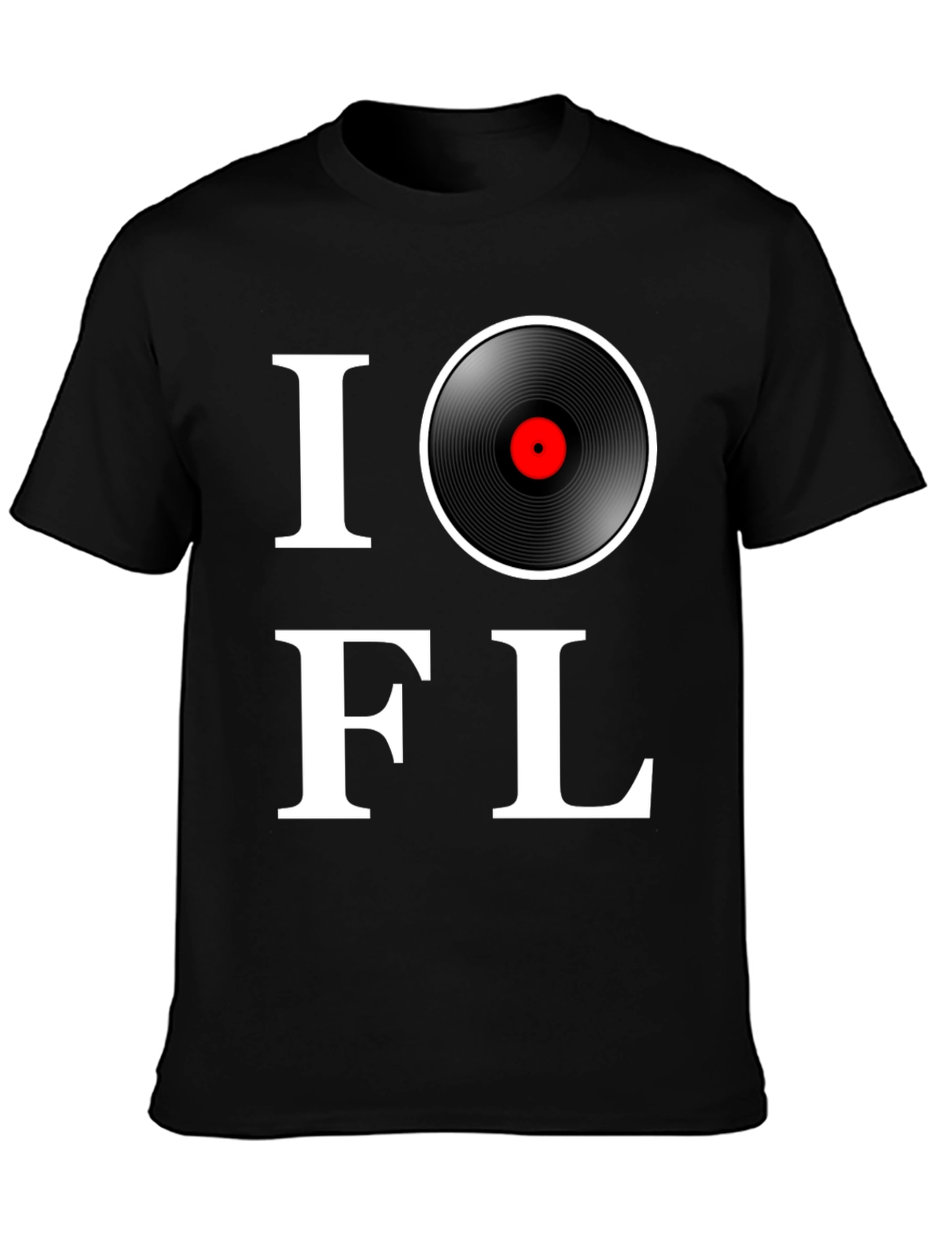 I Love Vinyl Music T-Shirt