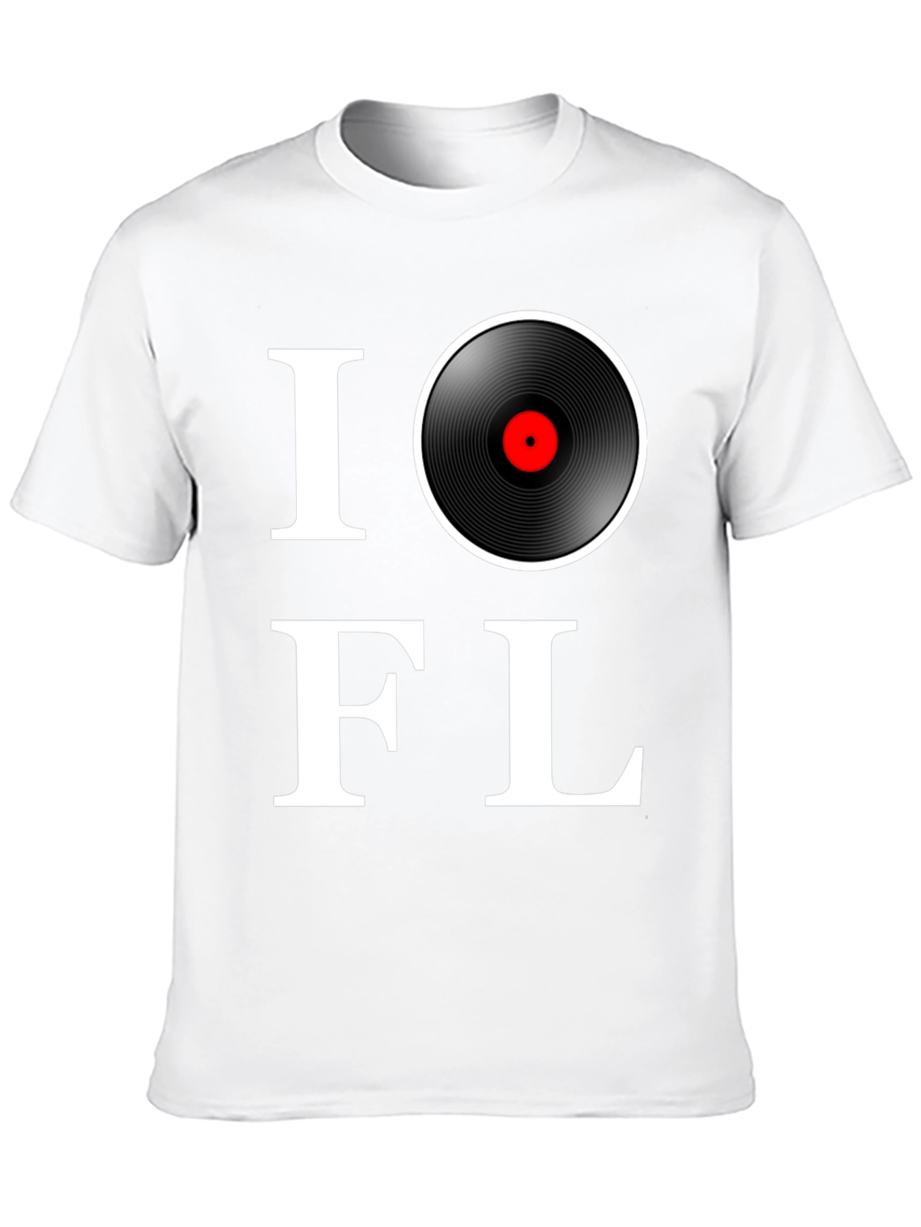 I Love Vinyl Music T-Shirt