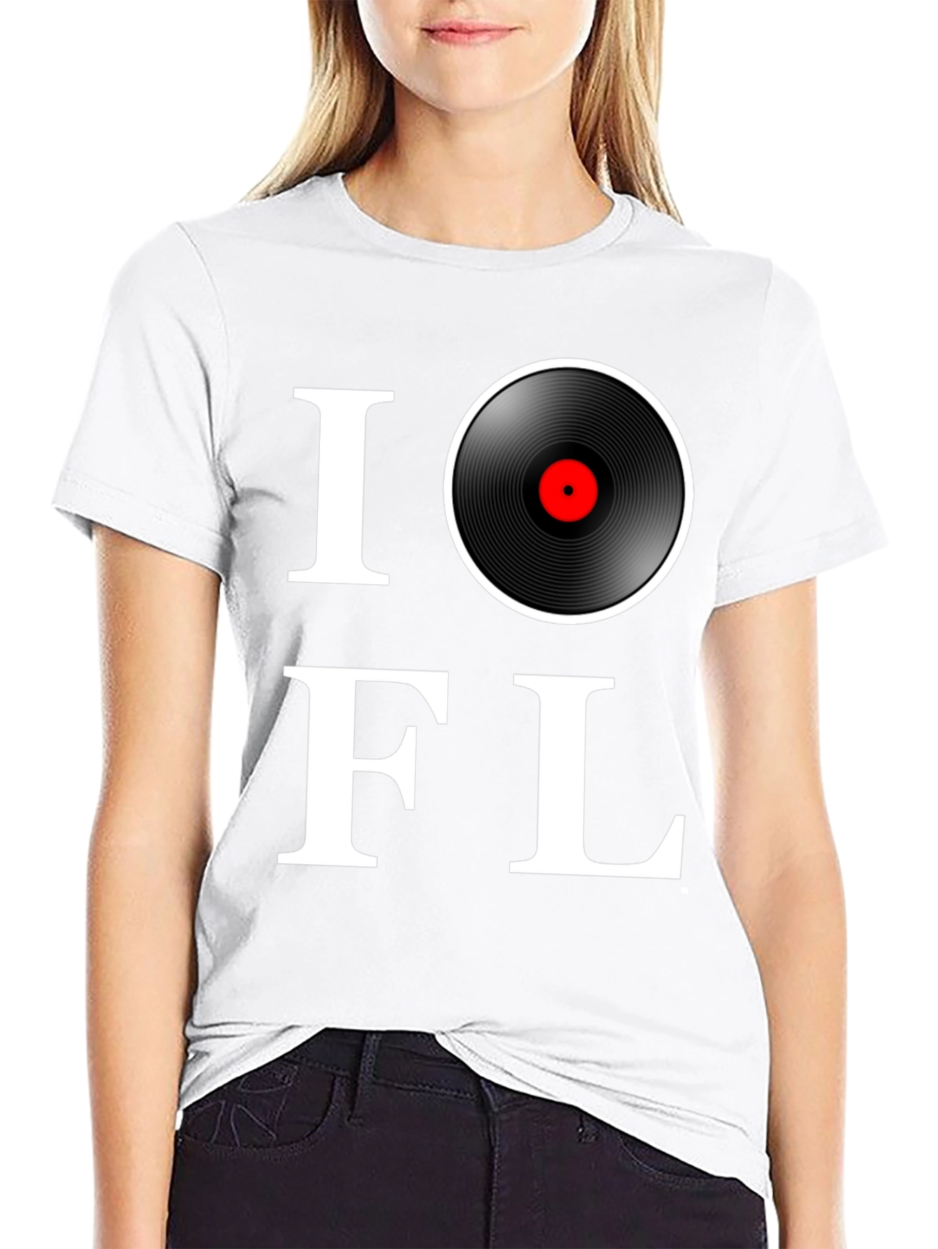 I Love Vinyl Music T-Shirt