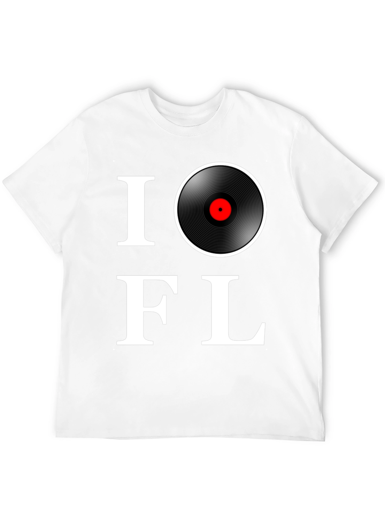 I Love Vinyl Music T-Shirt