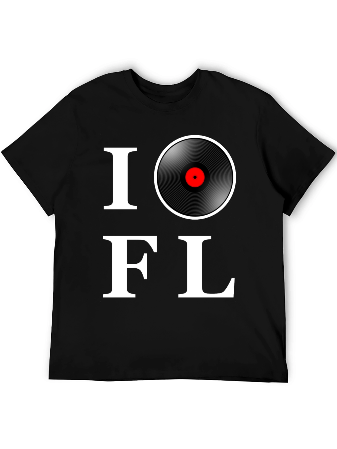 I Love Vinyl Music T-Shirt