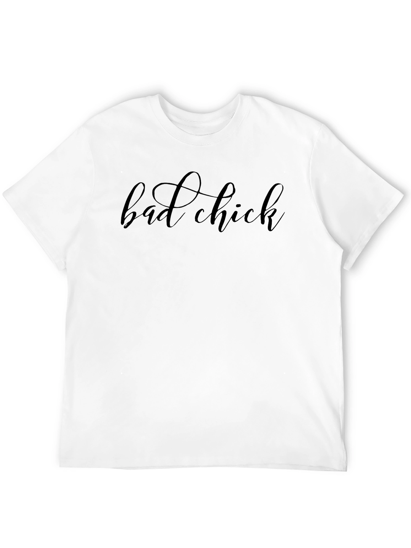 Bad Chick Black Graphic T-Shirt