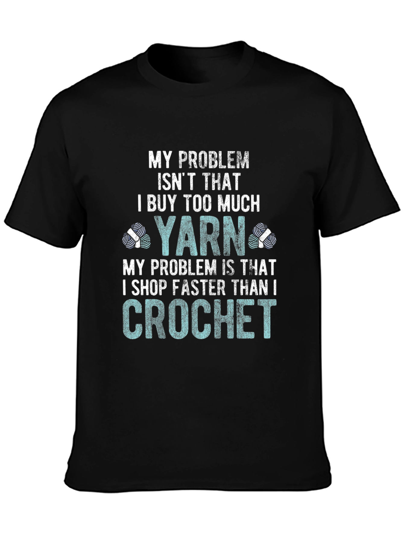 Funny Crochet T-Shirt - Yarn Lover Tee