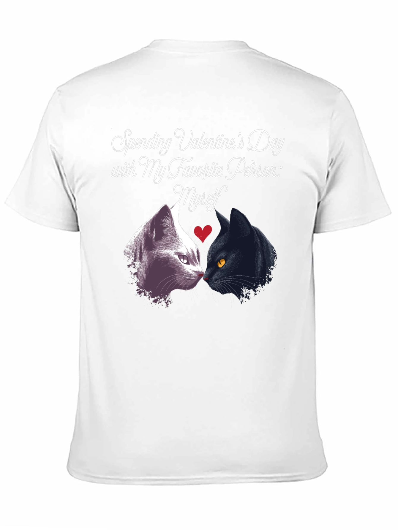 Valentines Day Cat Lover Tee