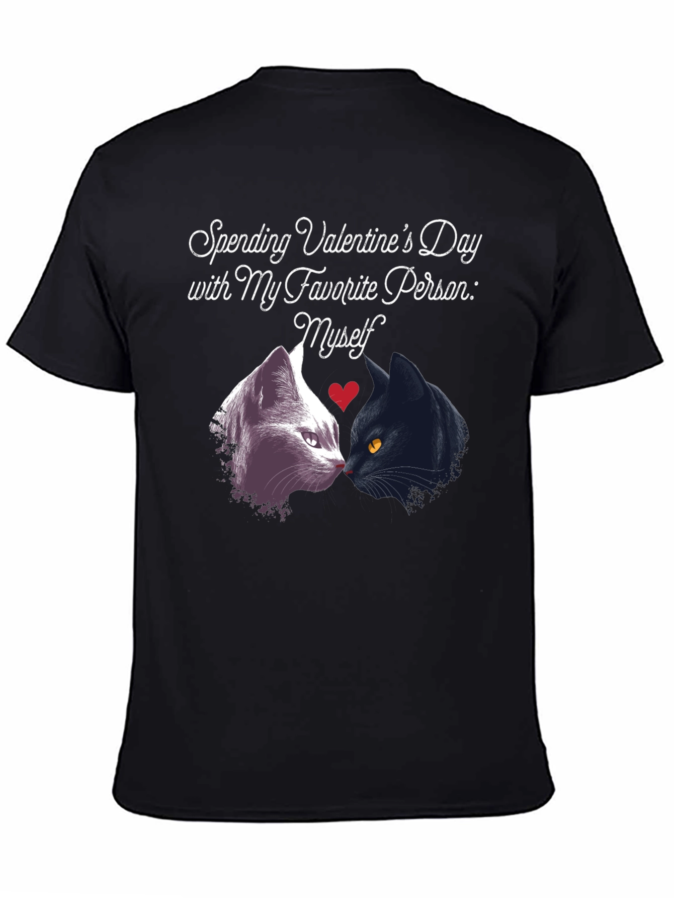 Valentines Day Cat Lover Tee