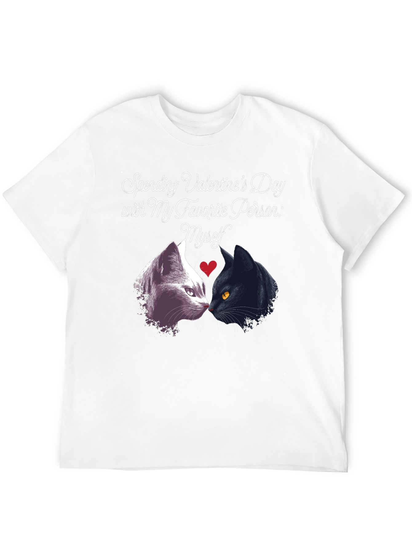 Valentines Day Cat Lover Tee