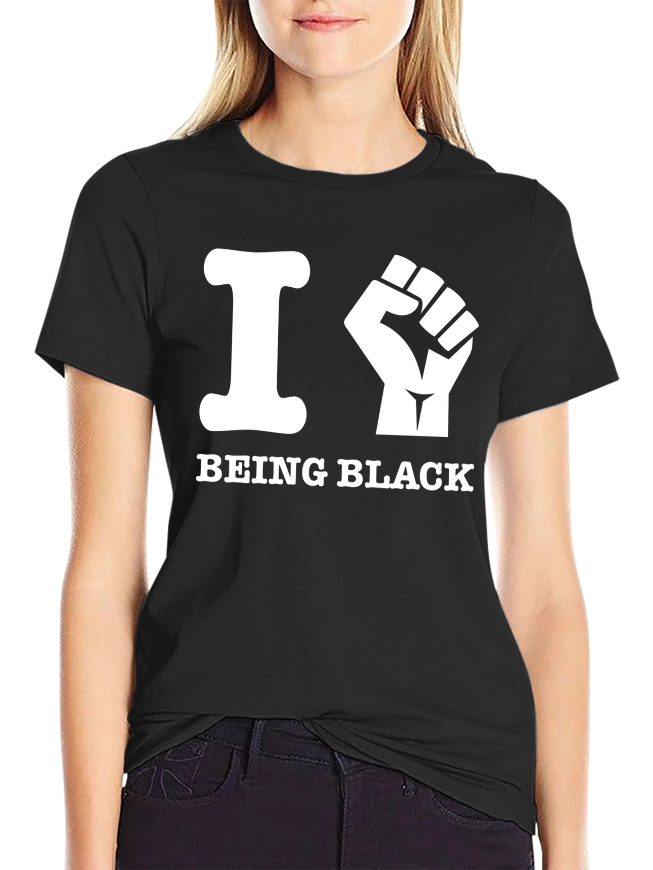 I Fist Being Black T-Shirt - Empowering Statement Tee