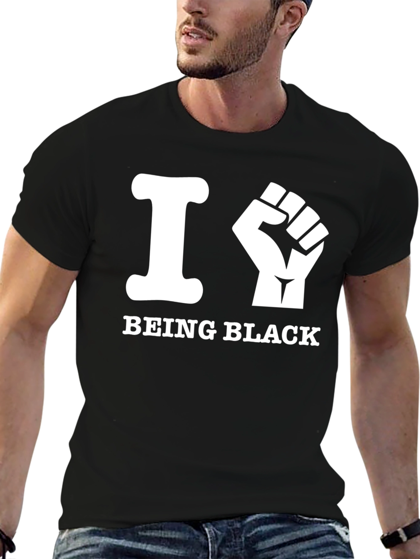 I Fist Being Black T-Shirt - Empowering Statement Tee