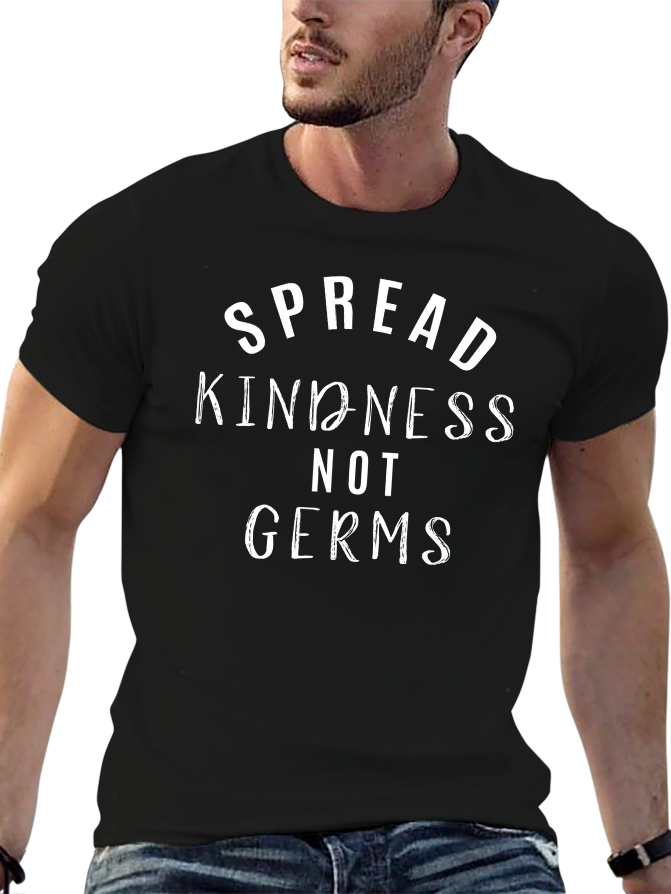 Spread Kindness Not Germs Graphic T-Shirt