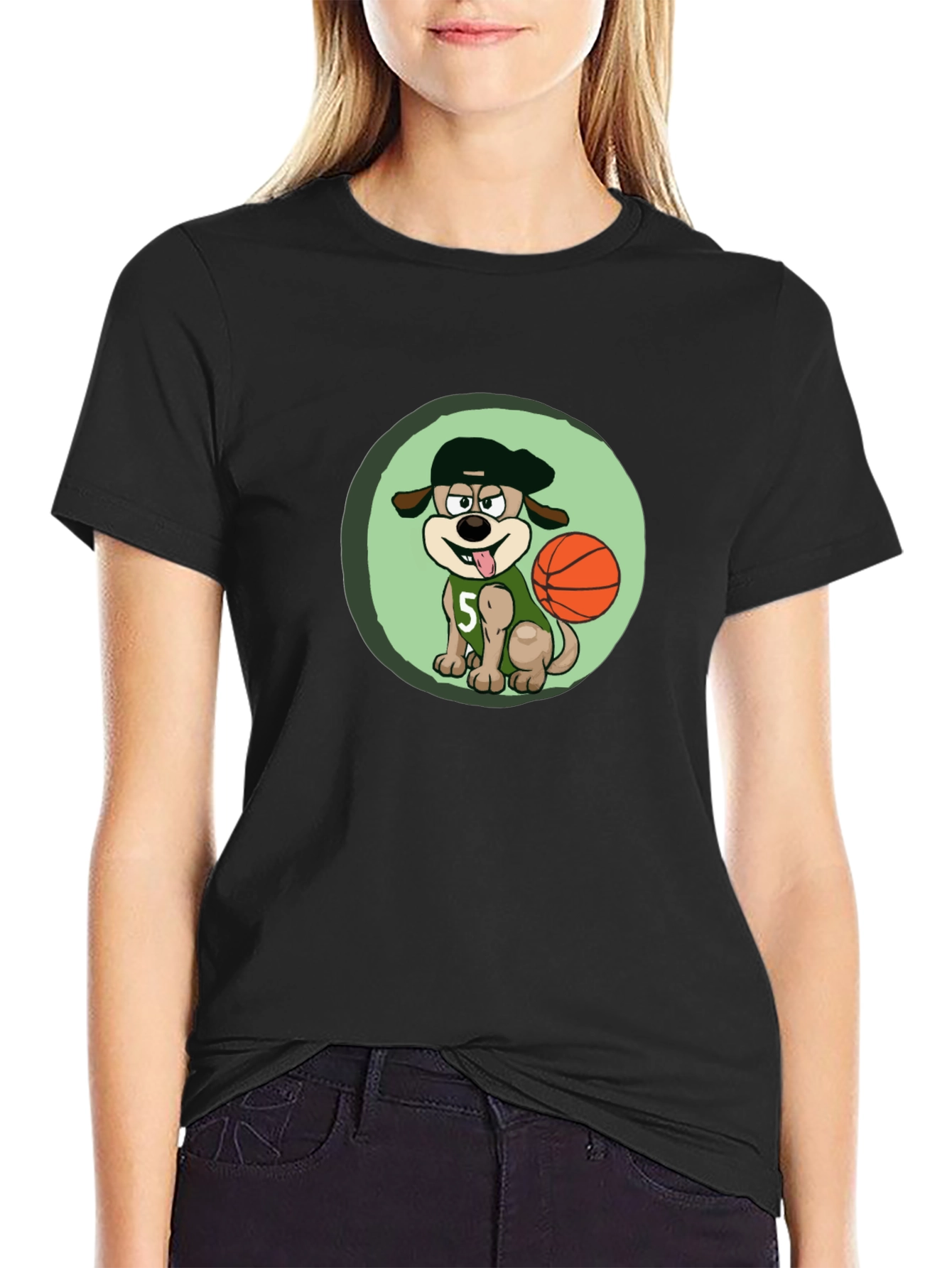 Dog Basketball Player T-Shirt