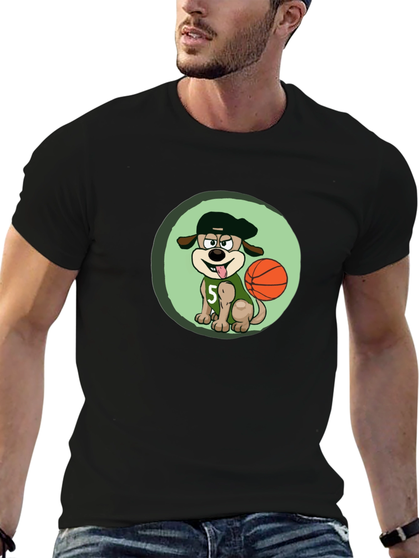 Dog Basketball Player T-Shirt