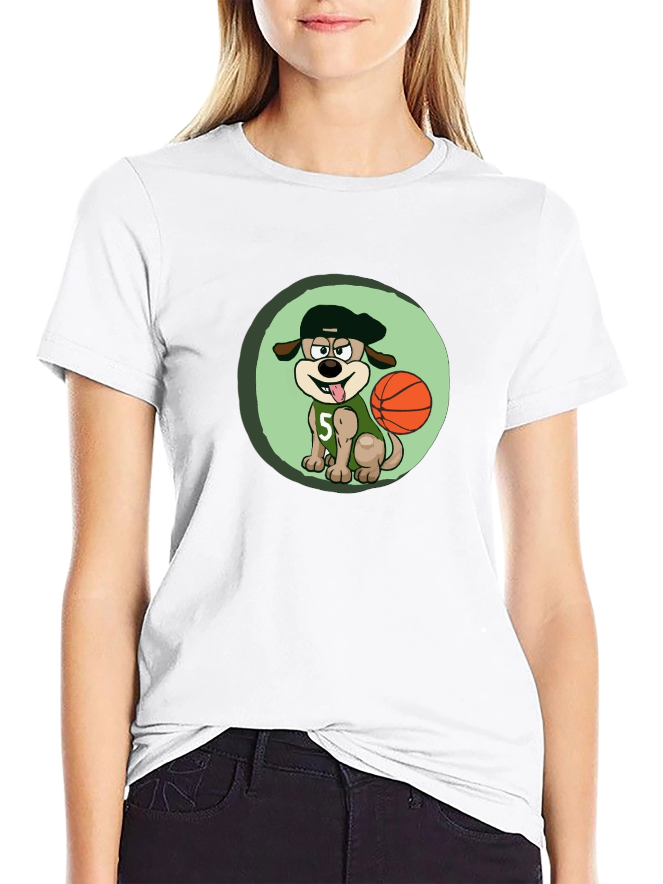 Dog Basketball Player T-Shirt
