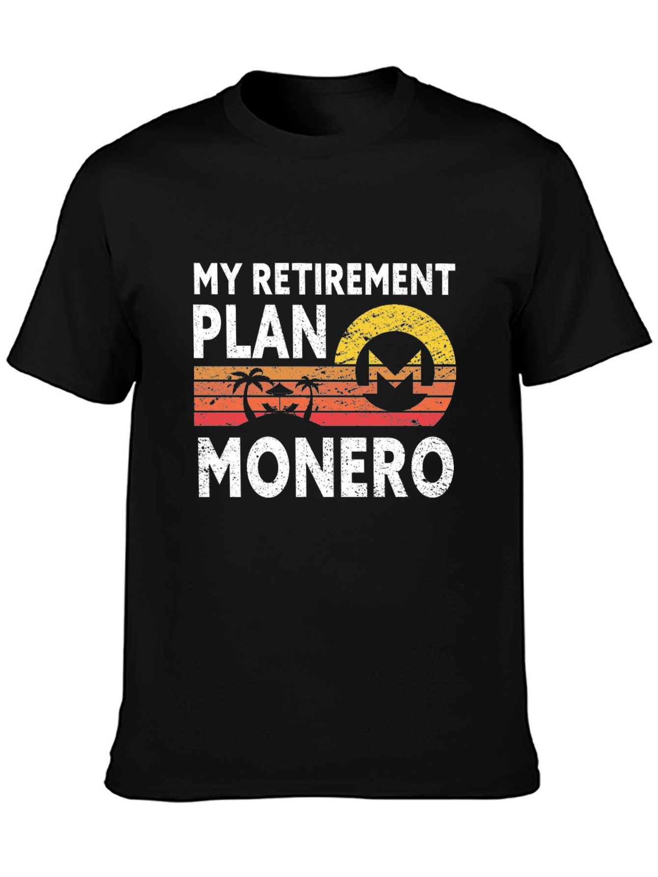 Monero Crypto Retirement Plan T-Shirt
