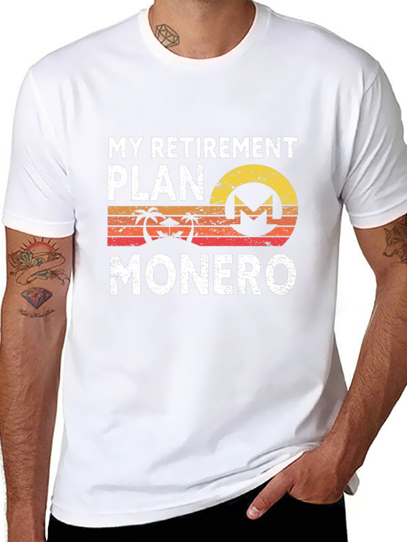 Monero Crypto Retirement Plan T-Shirt