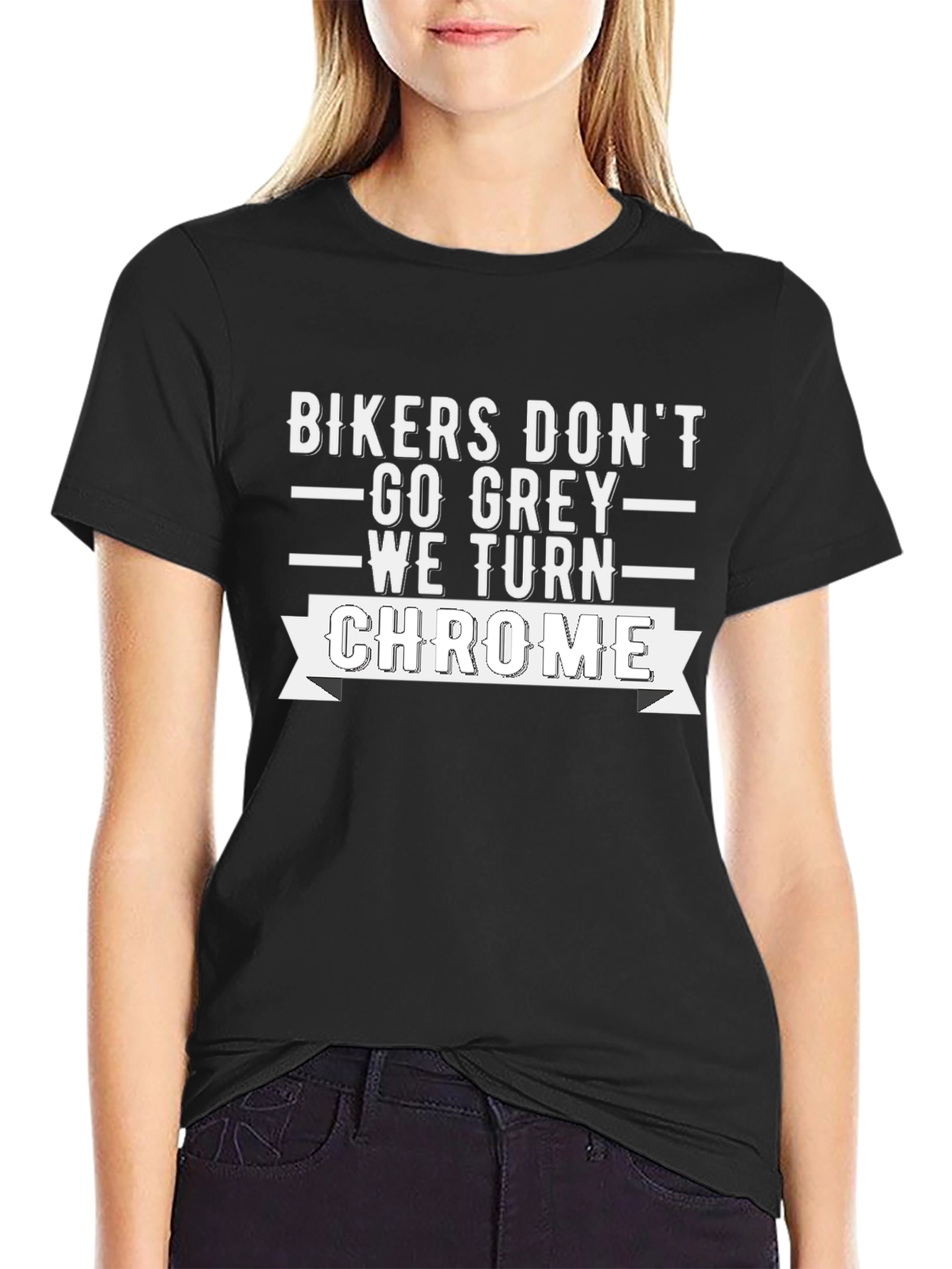Bikers Chrome T-Shirt - Motorcycle Rider Apparel
