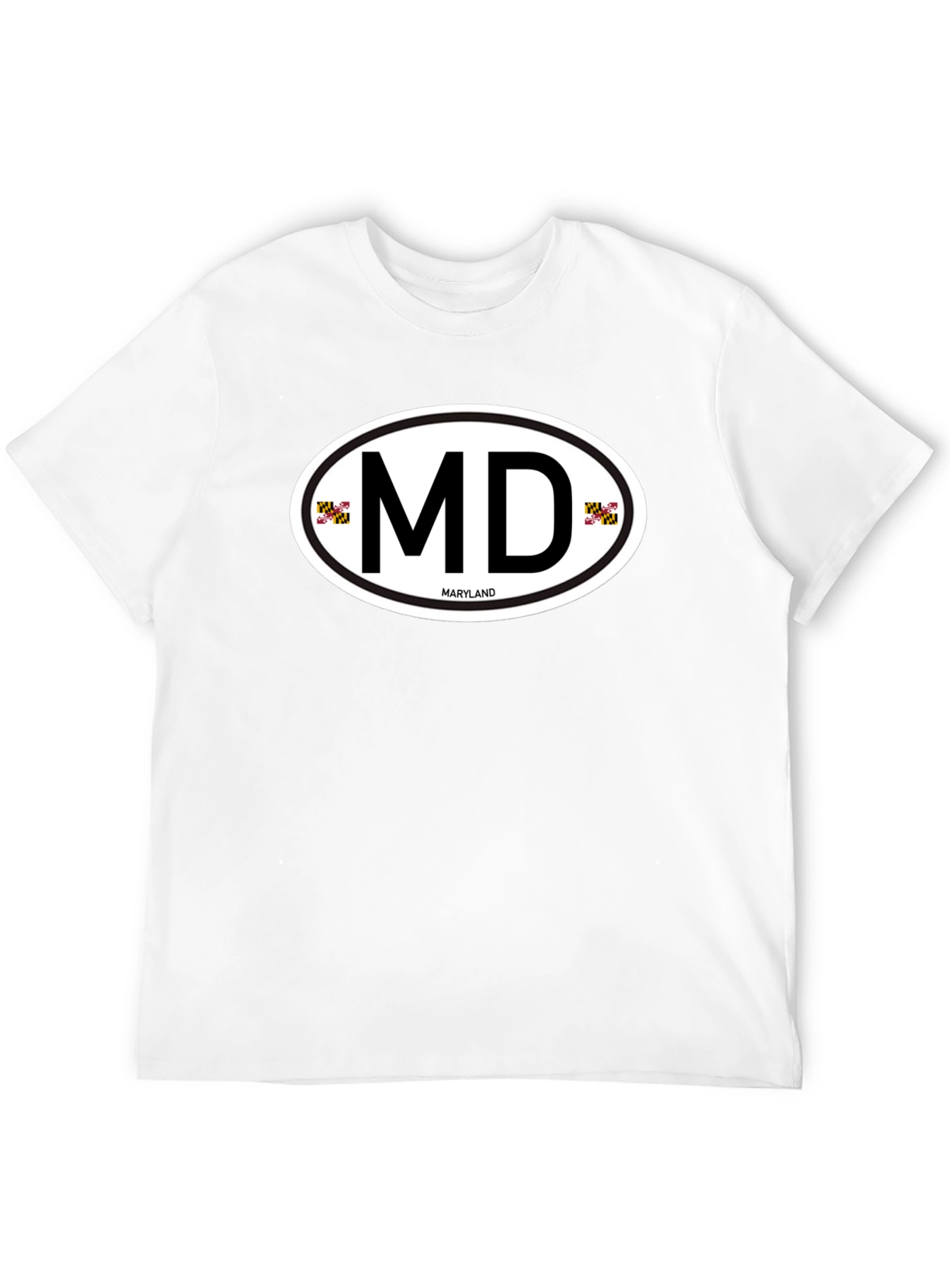 Maryland Pride Tee - MD Oval Design Shirt
