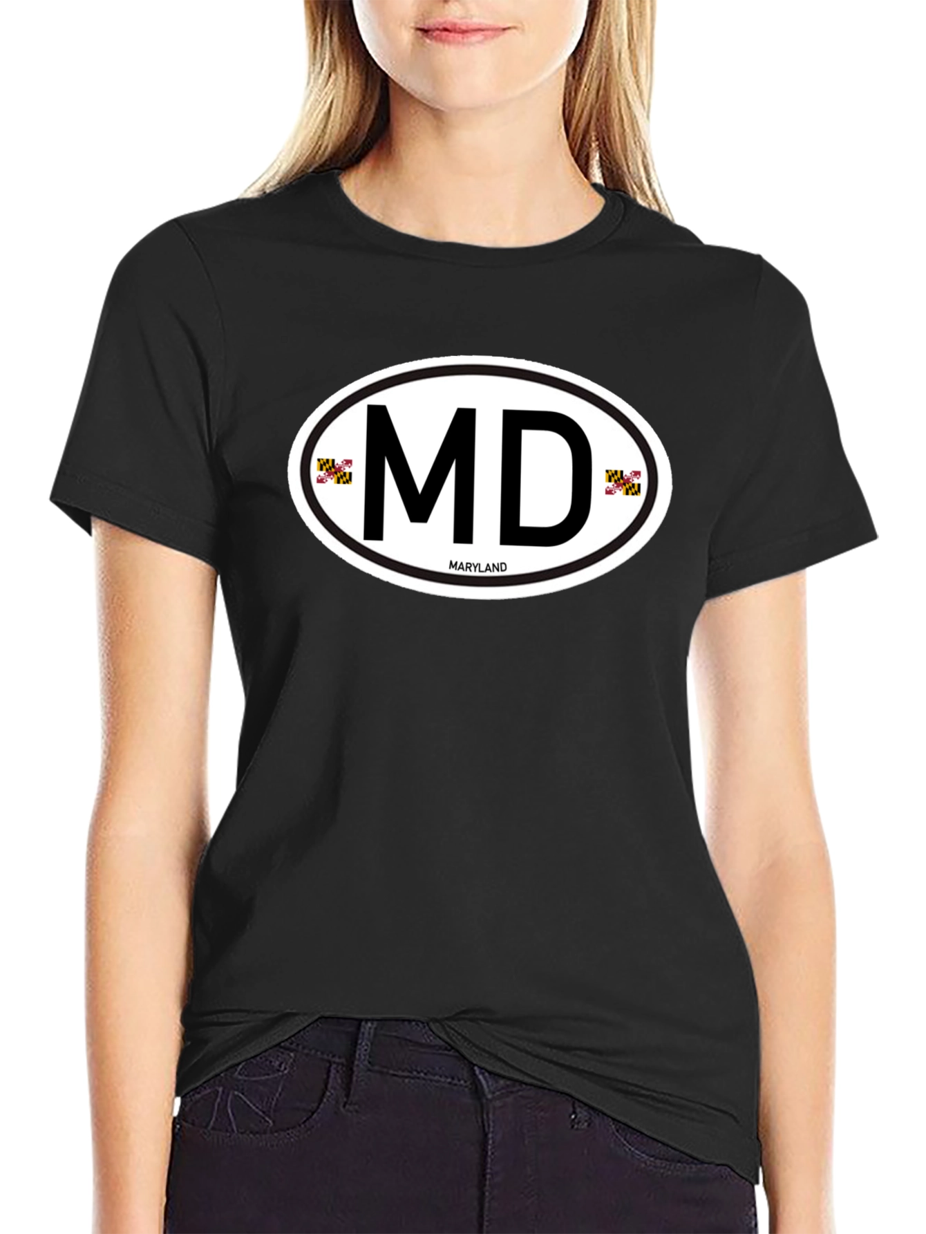 Maryland Pride Tee - MD Oval Design Shirt