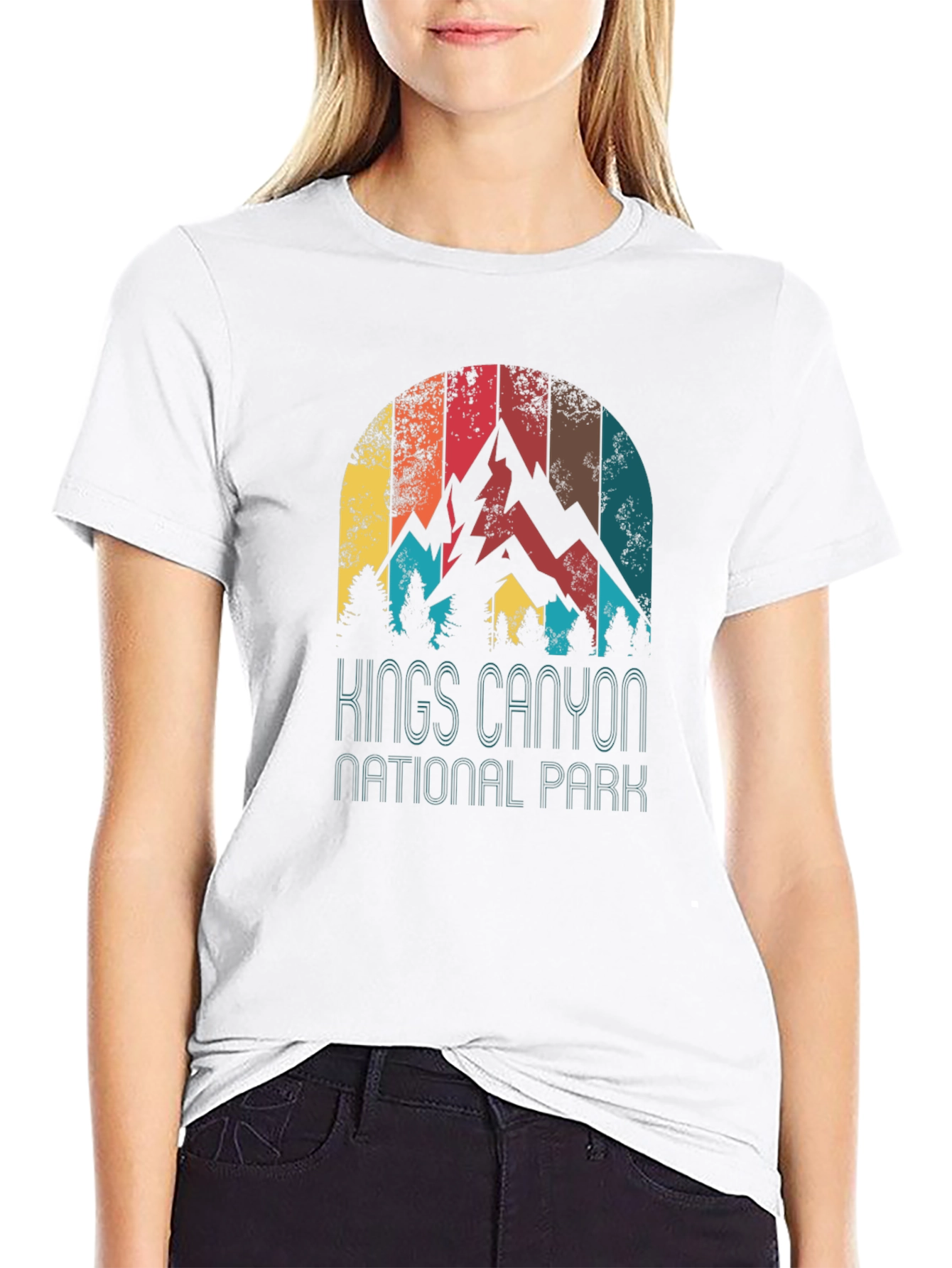 Kings Canyon National Park Retro Graphic Tee