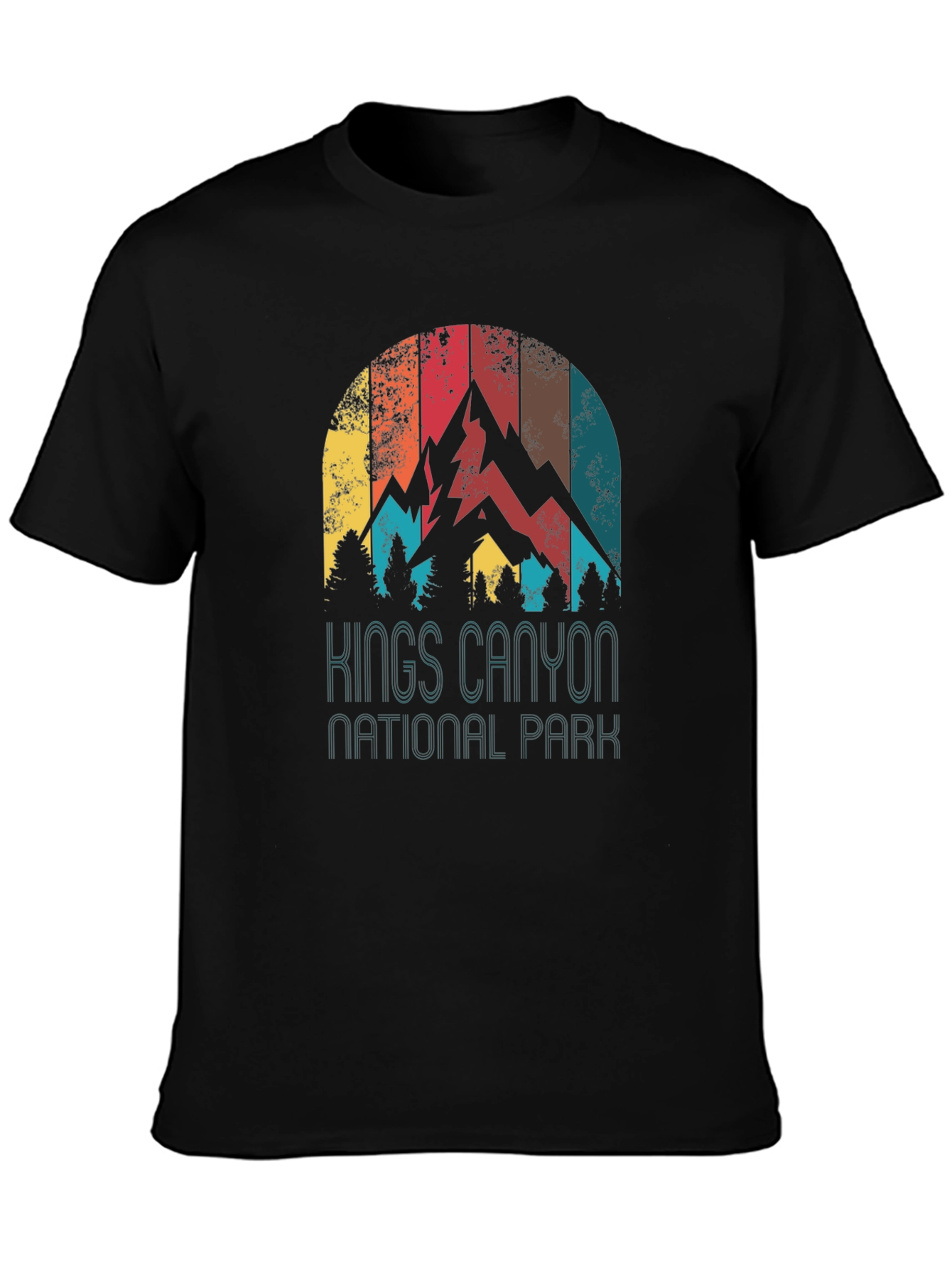Kings Canyon National Park Retro Graphic Tee