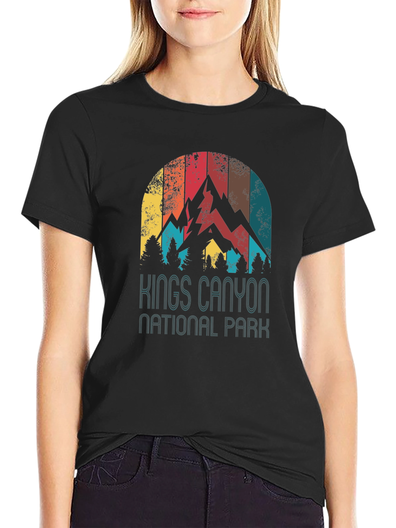 Kings Canyon National Park Retro Graphic Tee