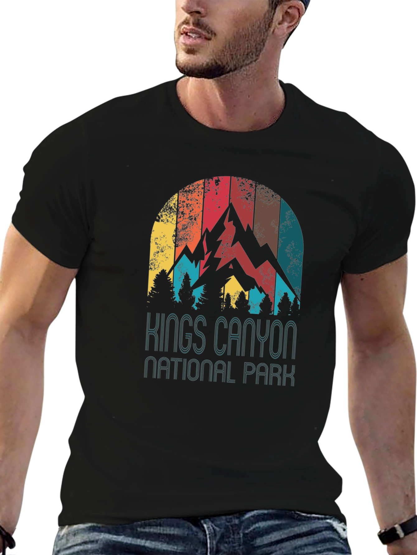 Kings Canyon National Park Retro Graphic Tee