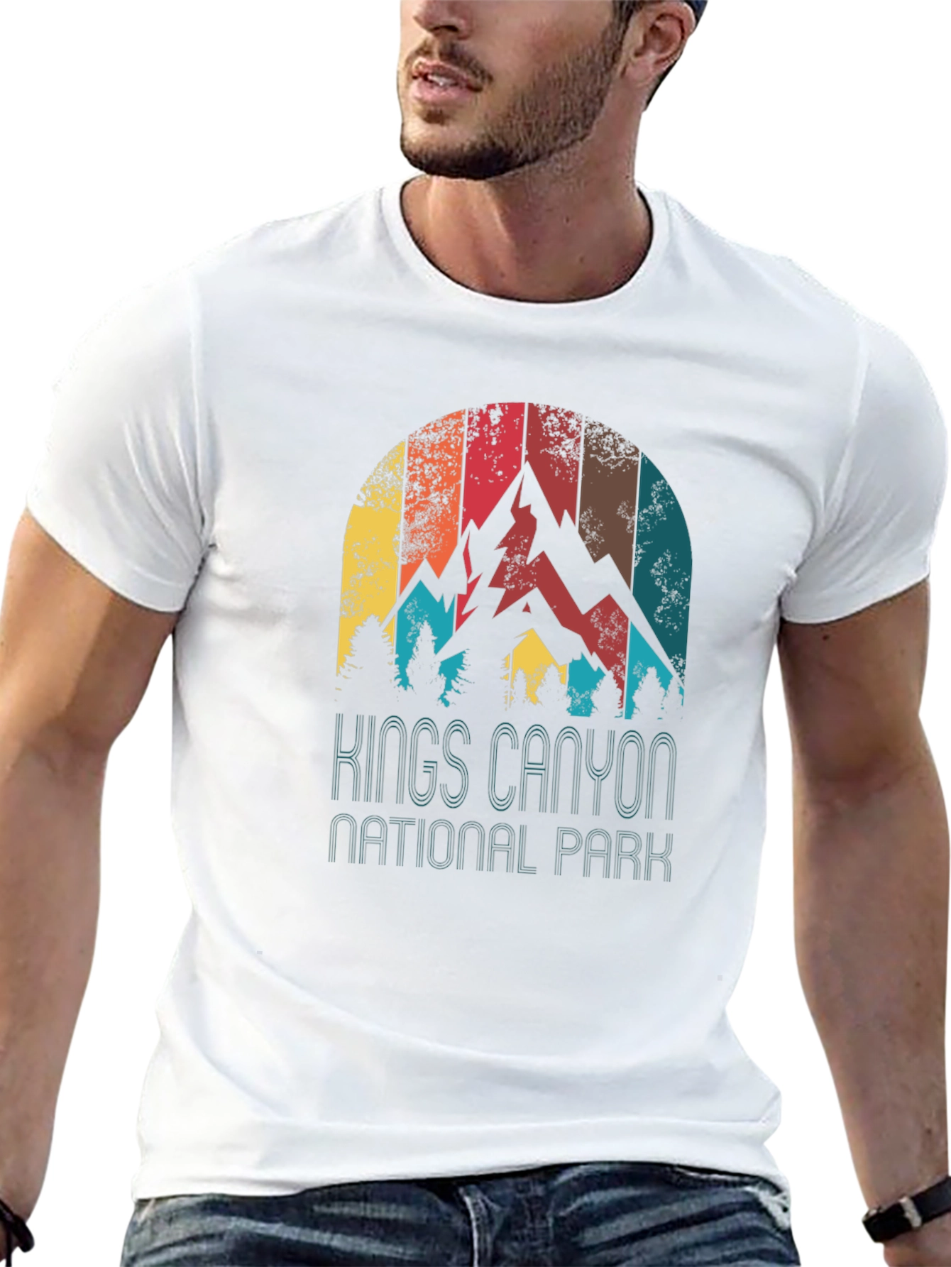 Kings Canyon National Park Retro Graphic Tee