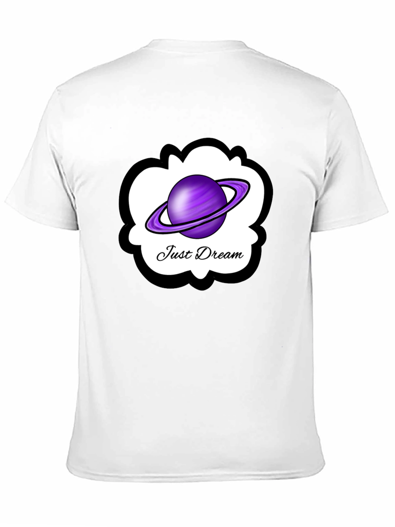 Just Dream Saturn Graphic Tee - Black