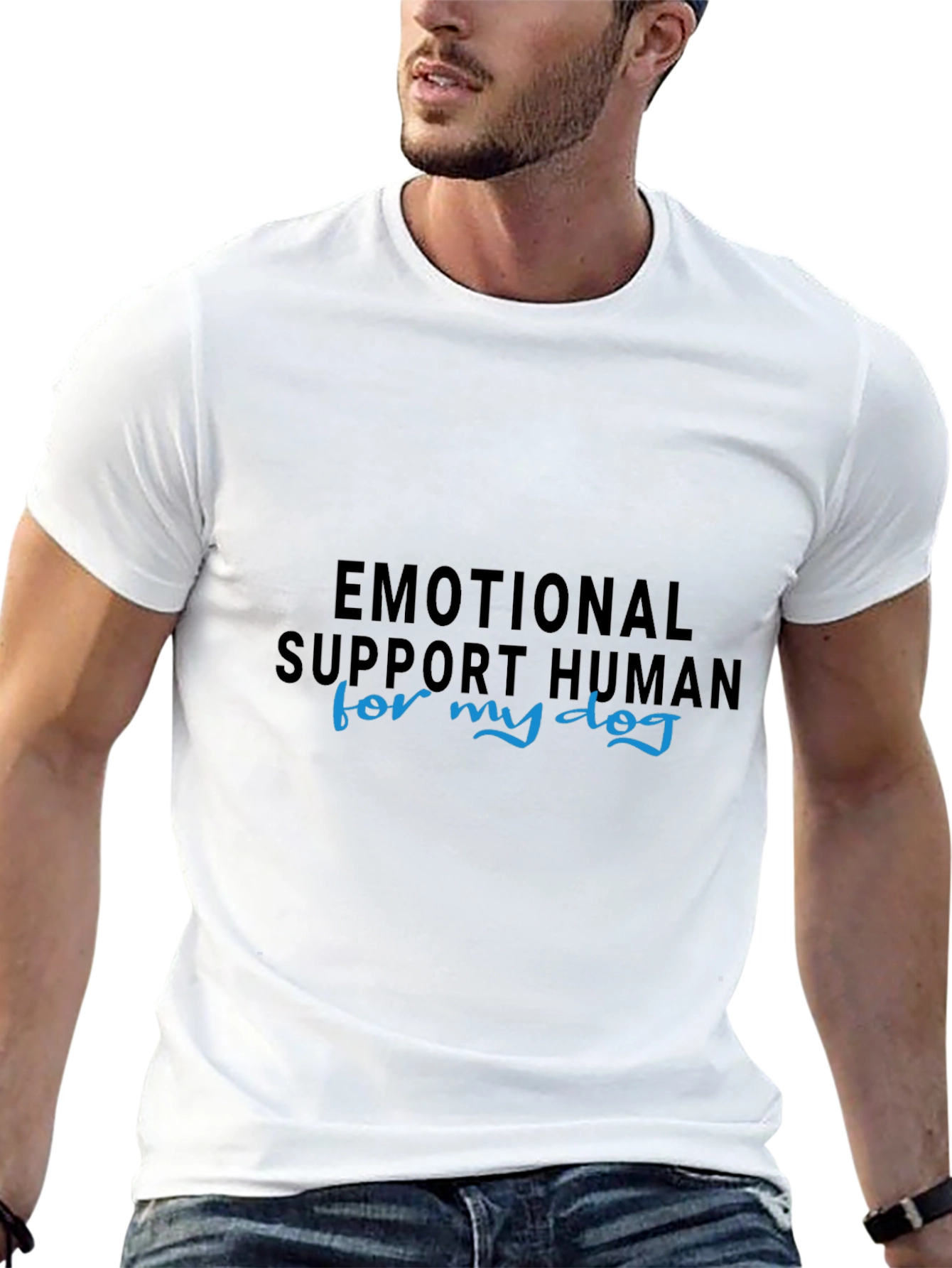 Emotional Support Human Dog Lover T-Shirt