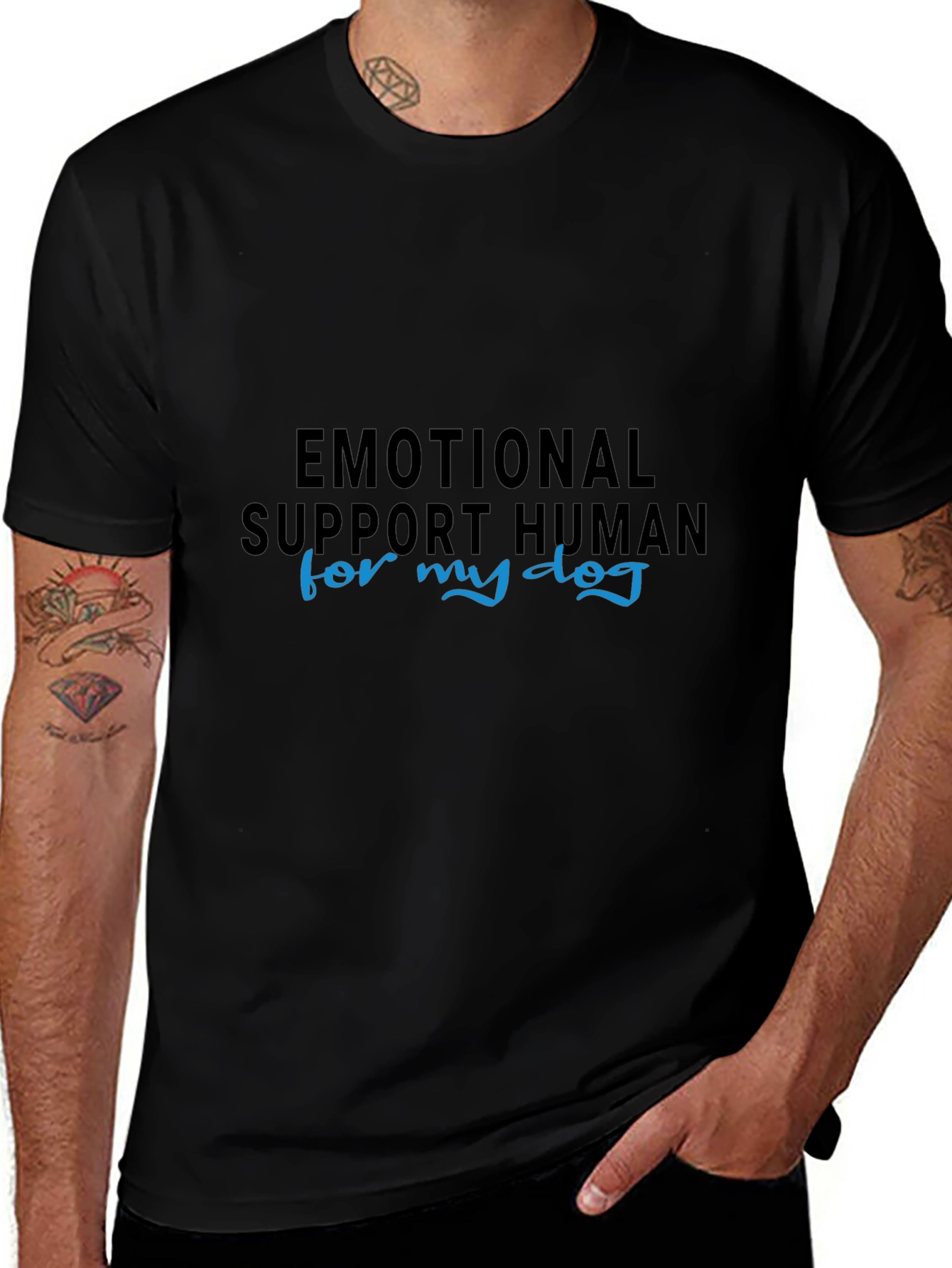 Emotional Support Human Dog Lover T-Shirt