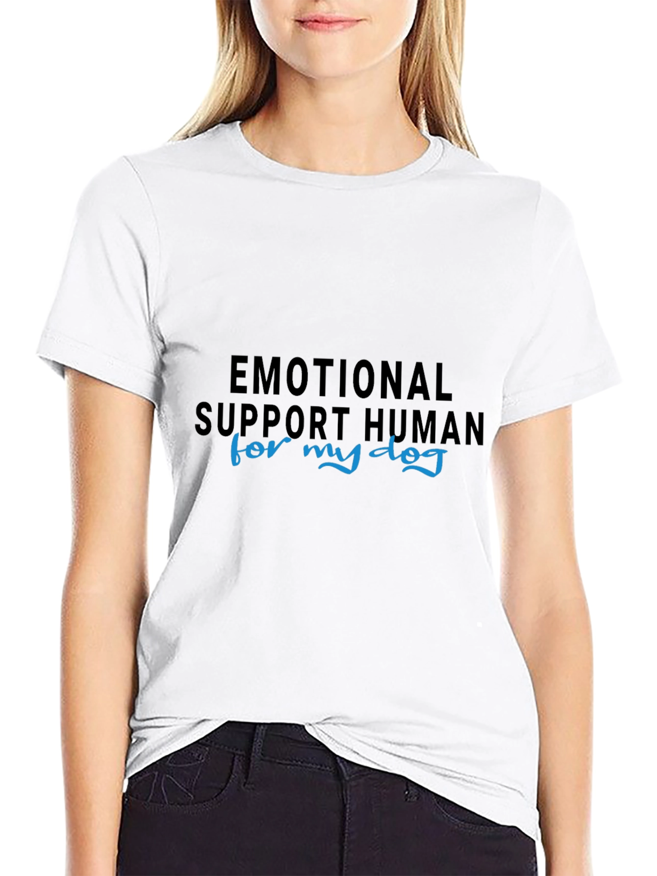 Emotional Support Human Dog Lover T-Shirt