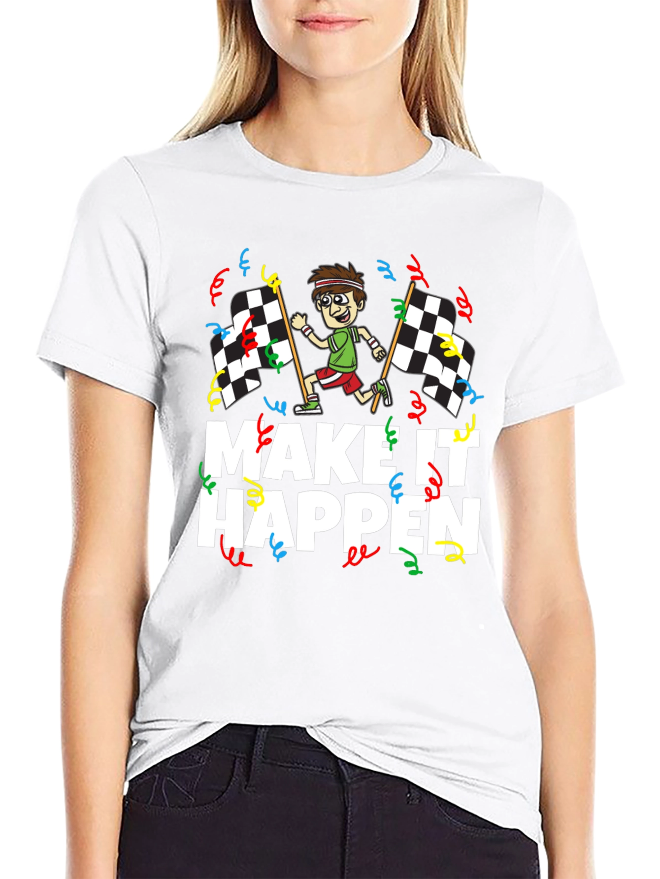 Make It Happen Runner T-Shirt
