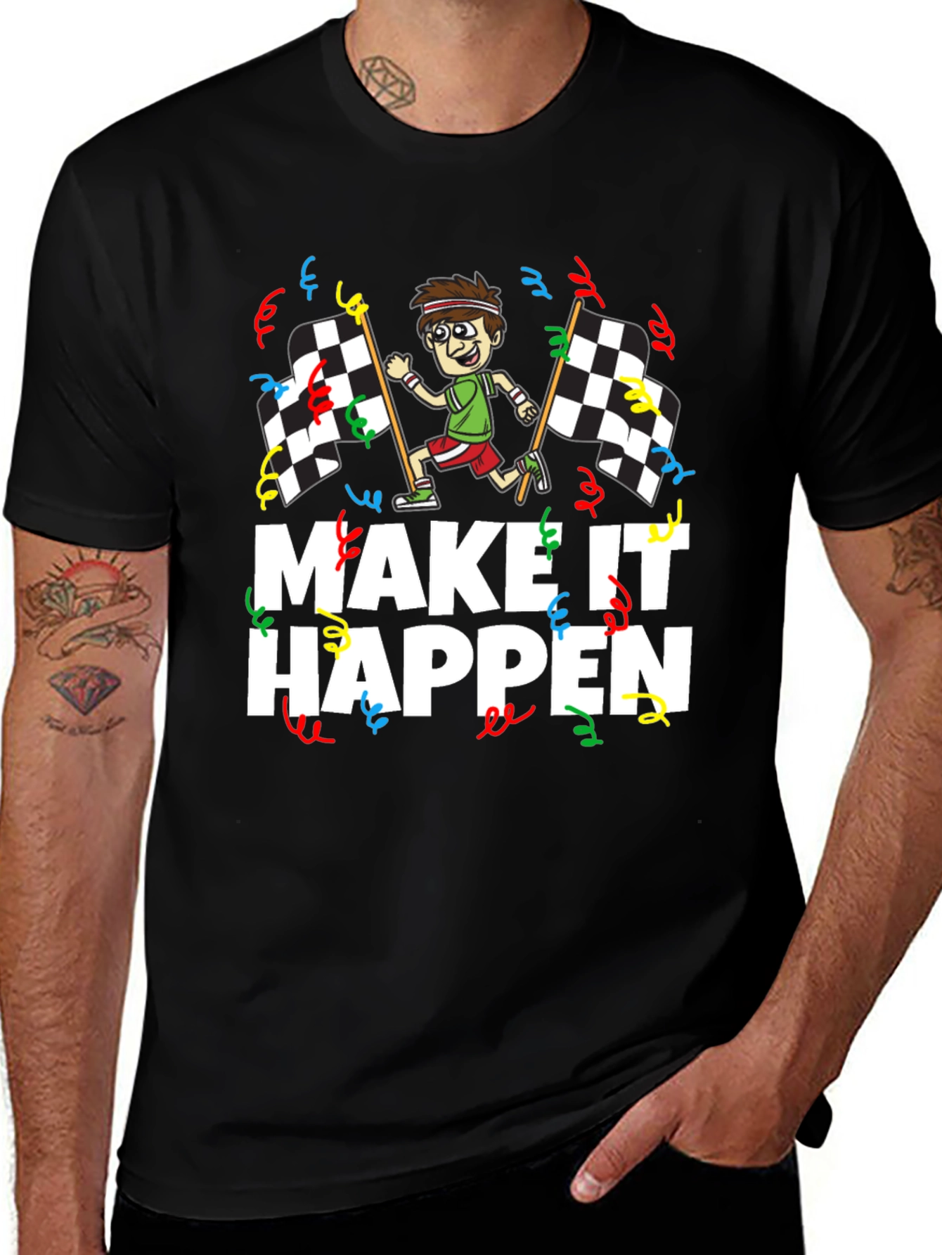Make It Happen Runner T-Shirt