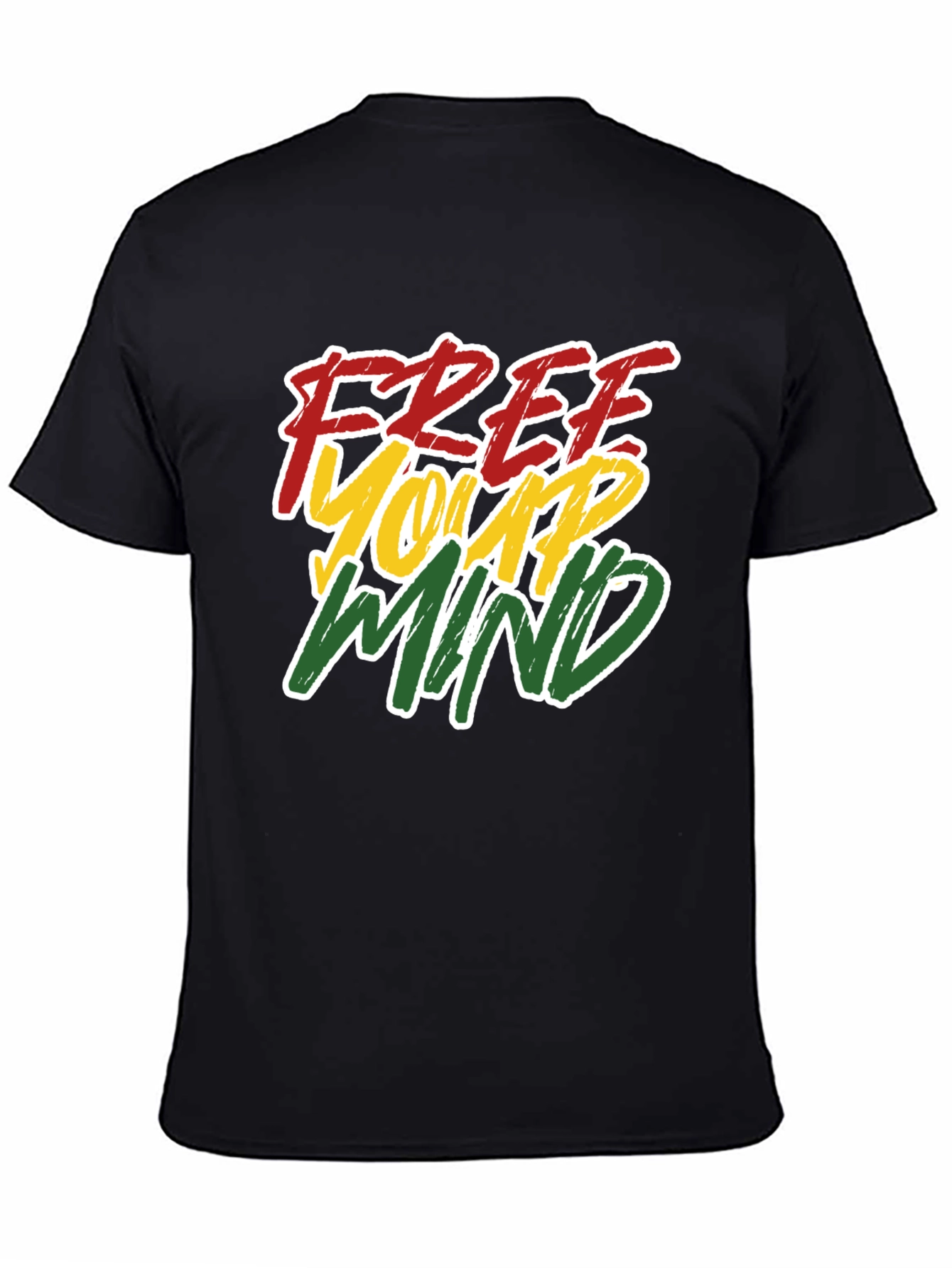Free Your Mind Black Graphic Tee