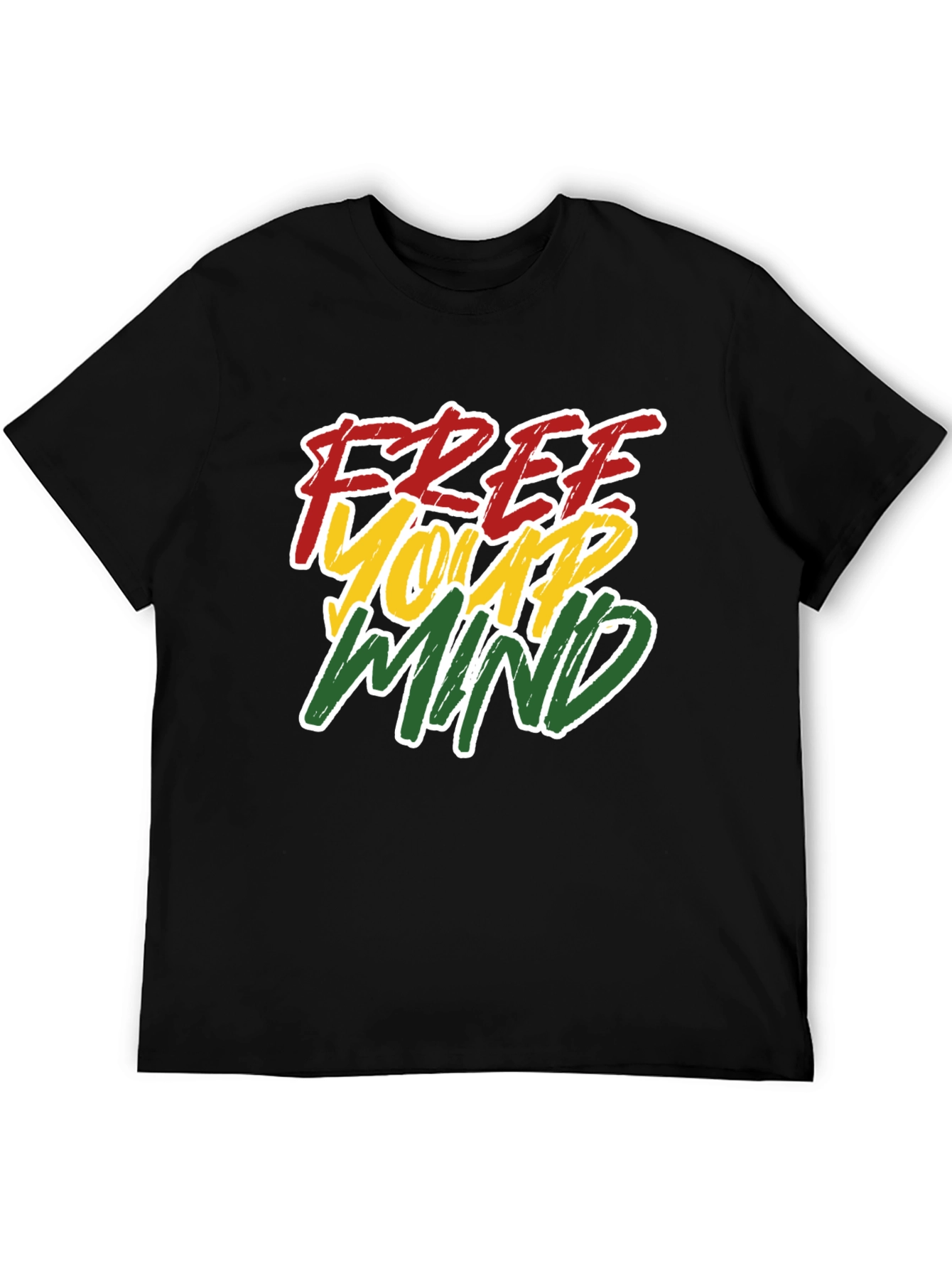 Free Your Mind Black Graphic Tee