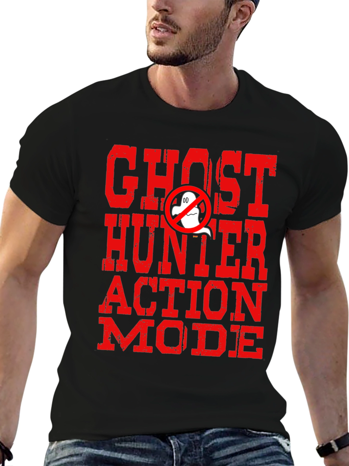 Ghost Hunter Mode Tee - Classic Graphic Print