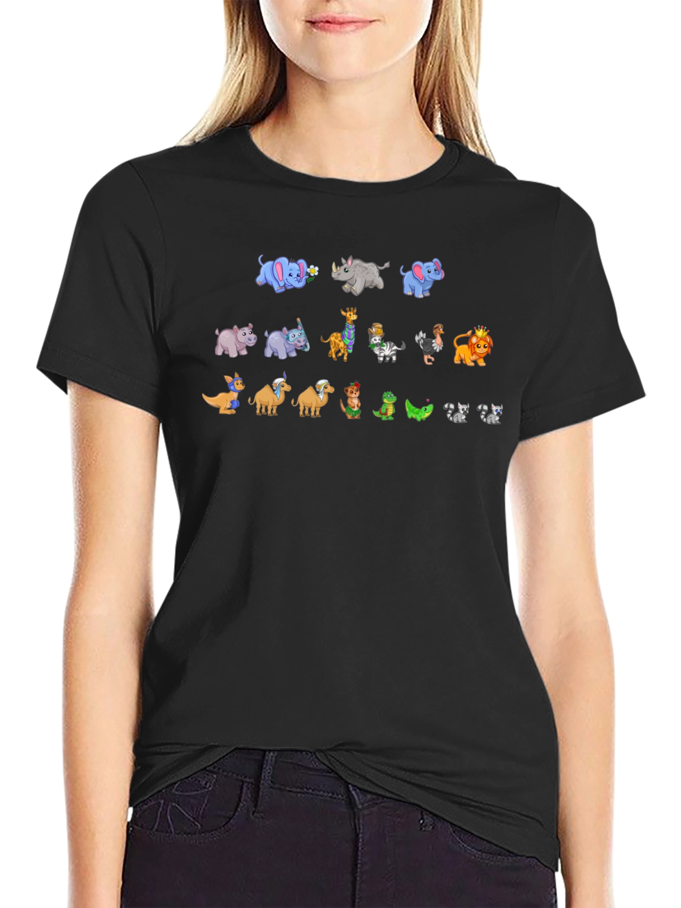 Cartoon Animals T-Shirt