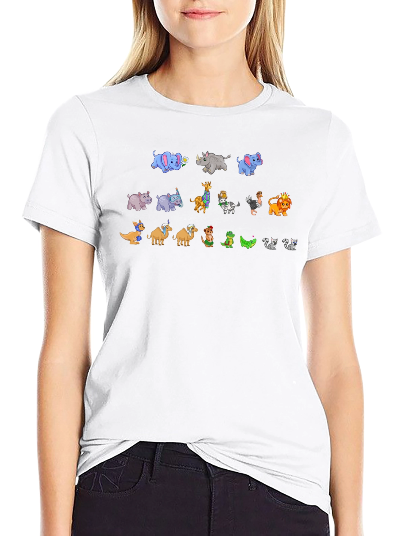 Cartoon Animals T-Shirt