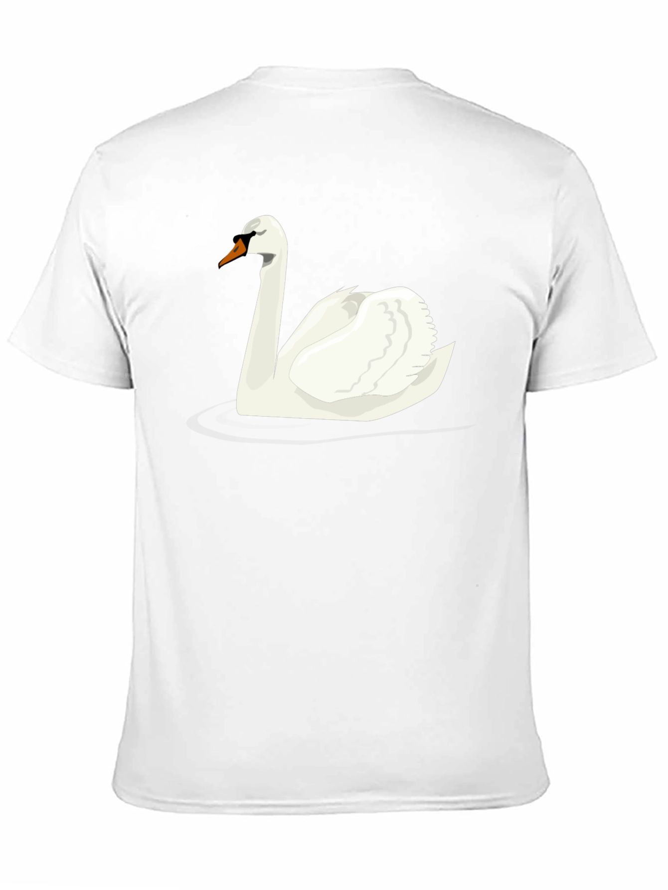 Swan Graphic Black T-Shirt