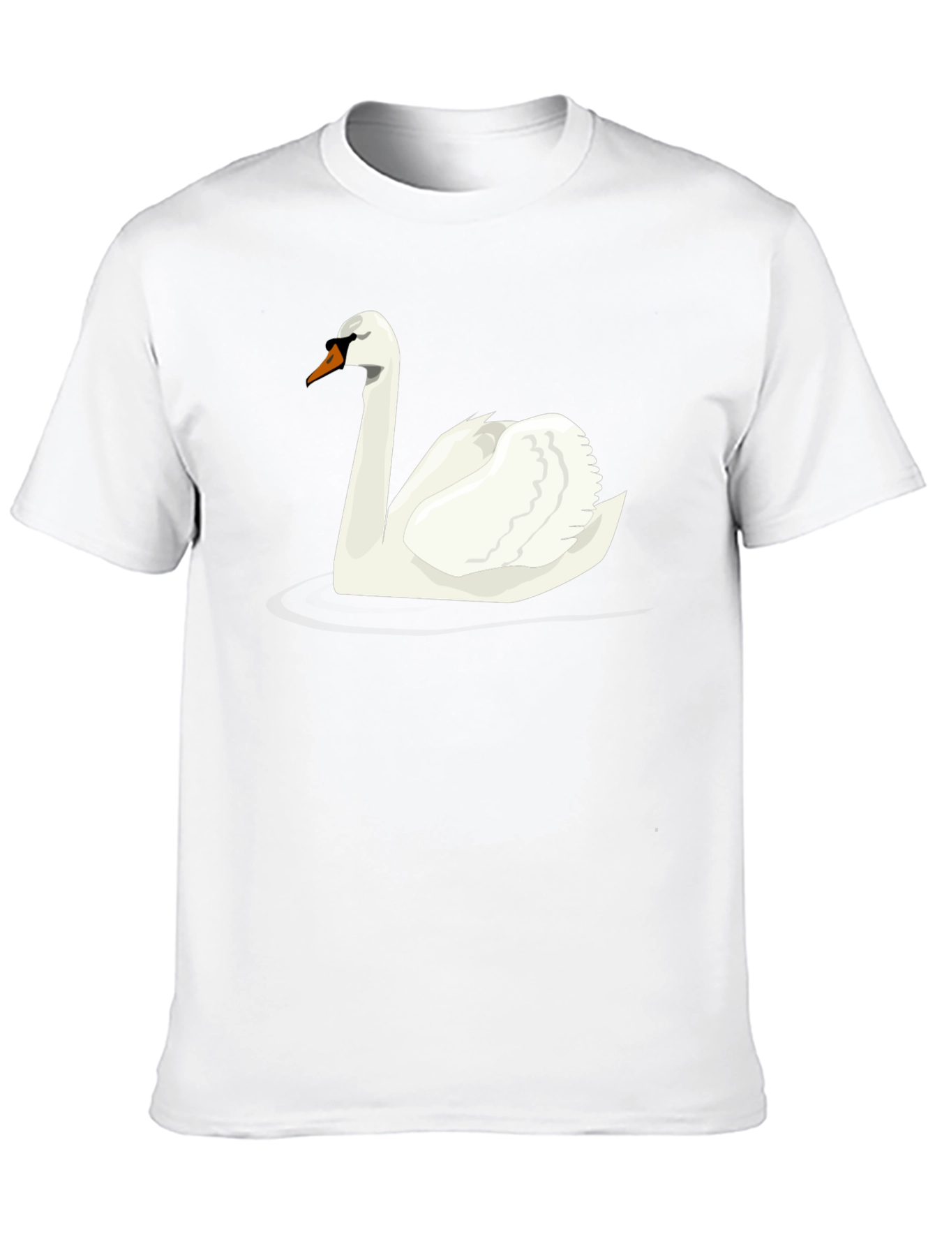 Swan Graphic Black T-Shirt
