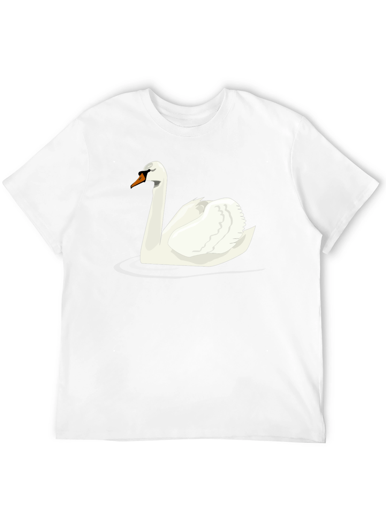 Swan Graphic Black T-Shirt