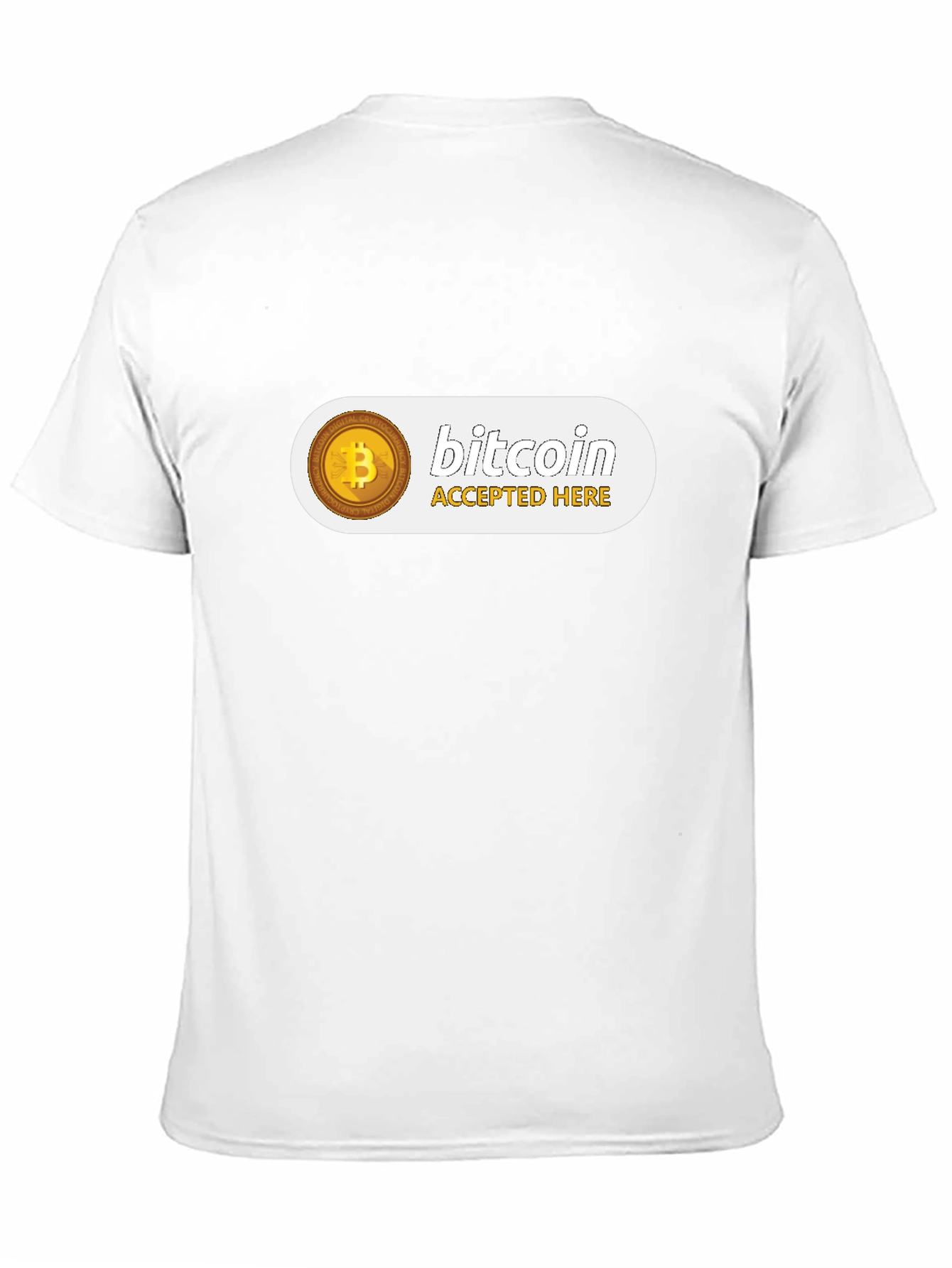 Bitcoin Accepted Here Black T-Shirt